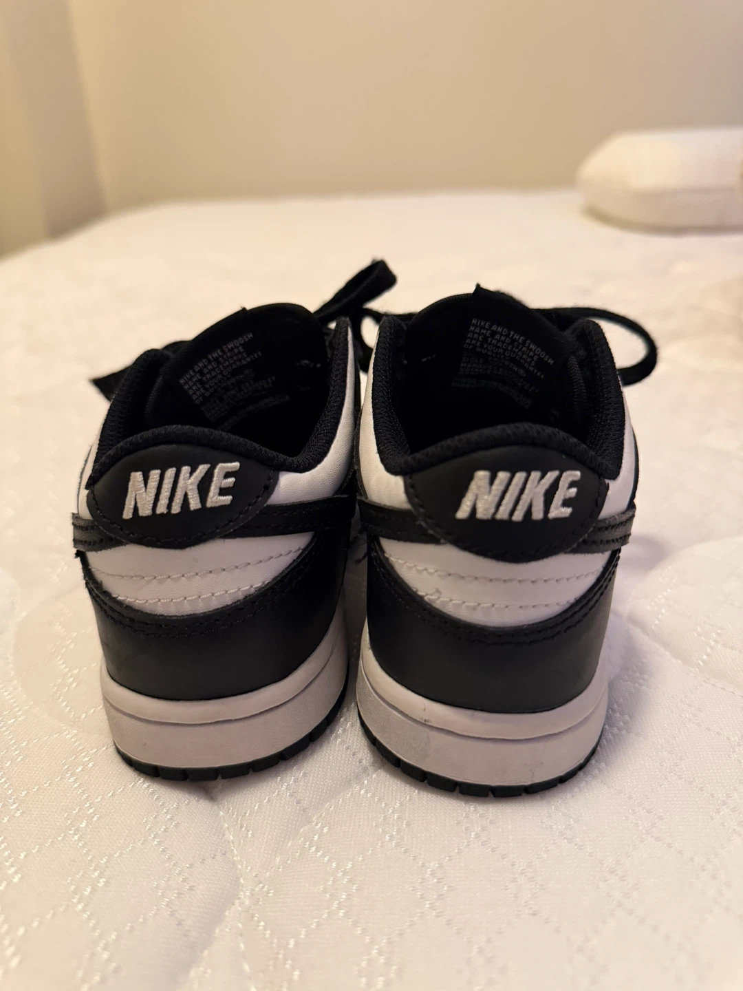 Nike Dunk Low Black White Sneakers - photo 3