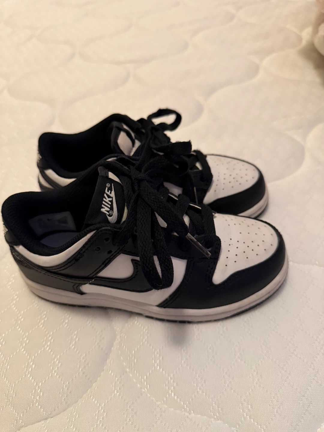 Nike Dunk Low Black White Sneakers - photo 2
