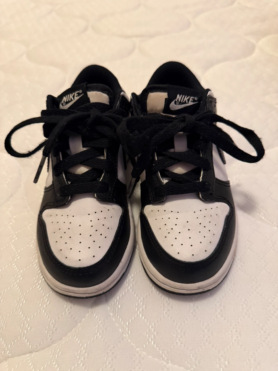 Nike Dunk Low Black White Sneakers - photo 4