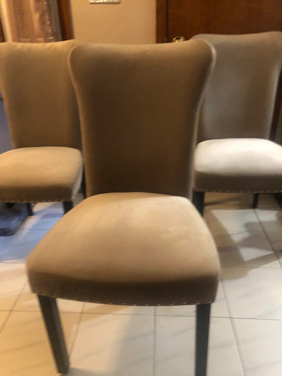 Set of 5 Upholstered Dining Chairs - photo 5