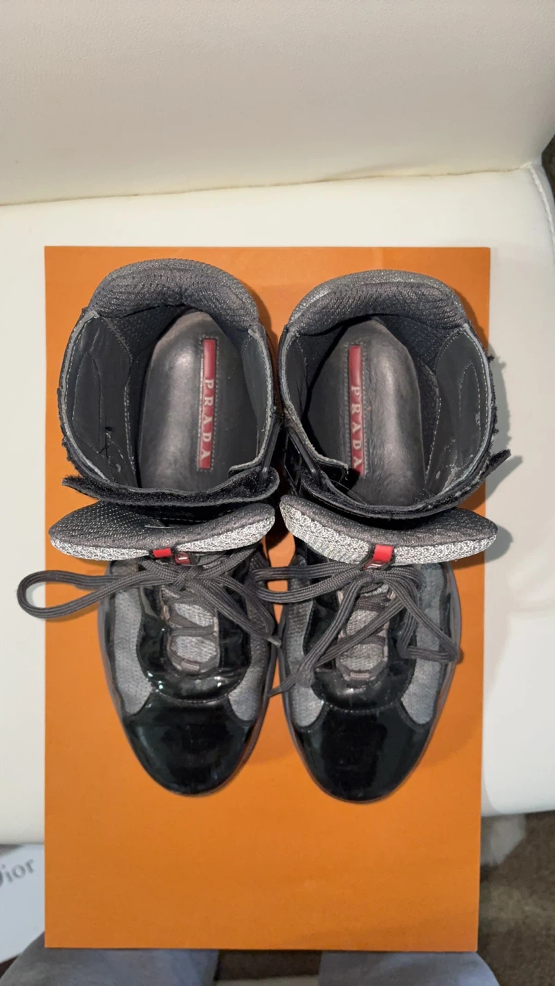 Prada America’s Cup High-Top Sneakers - photo 5