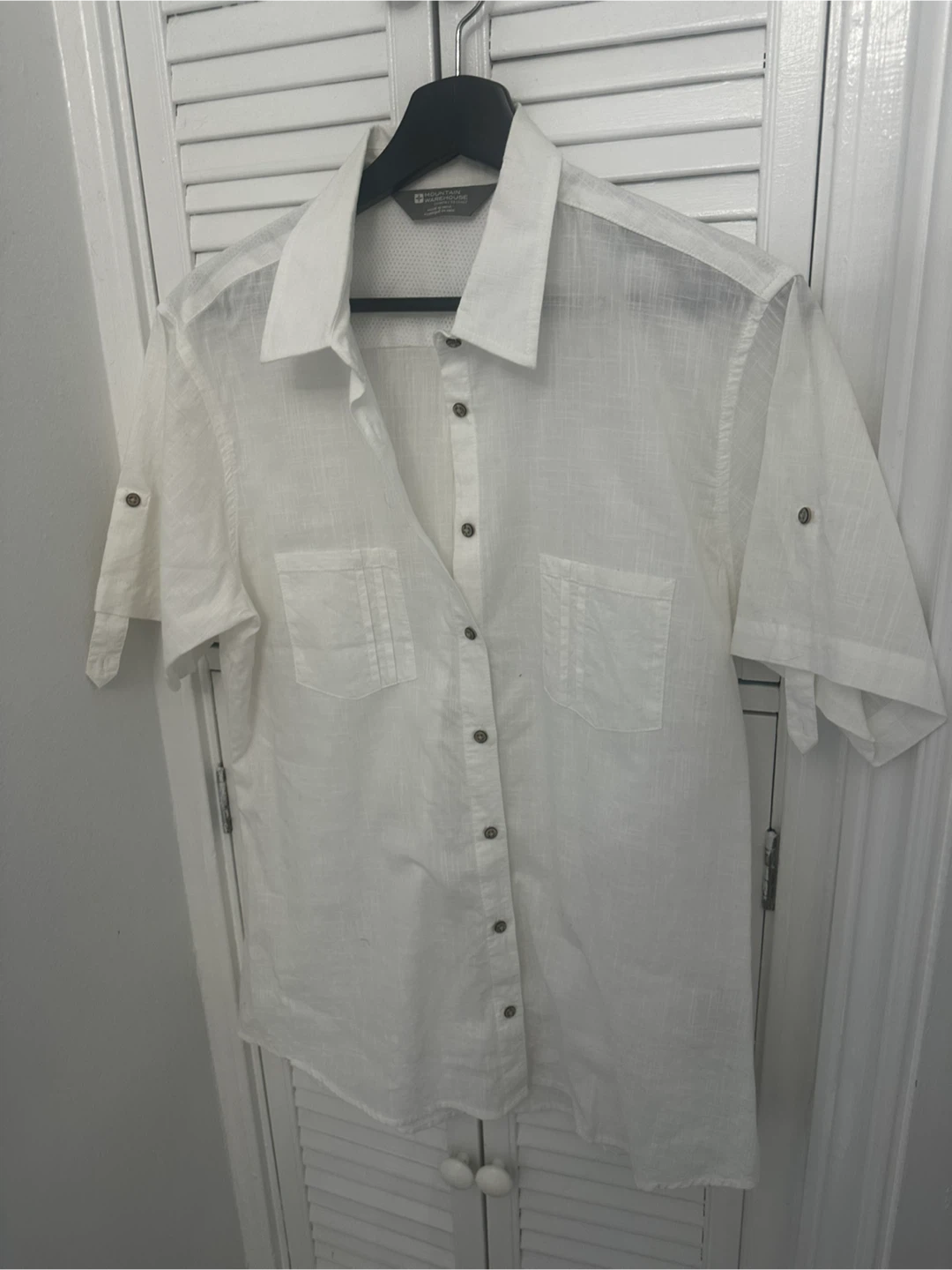 Mountain Warehouse White Short Sleeve Button-Up Shirt - photo 2
