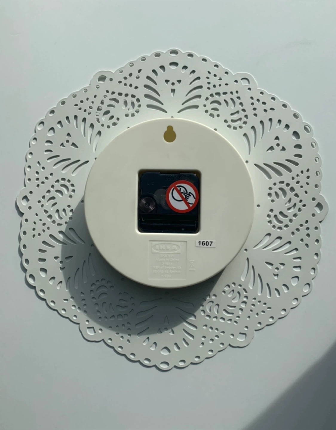 IKEA White Wall Clock - photo 2