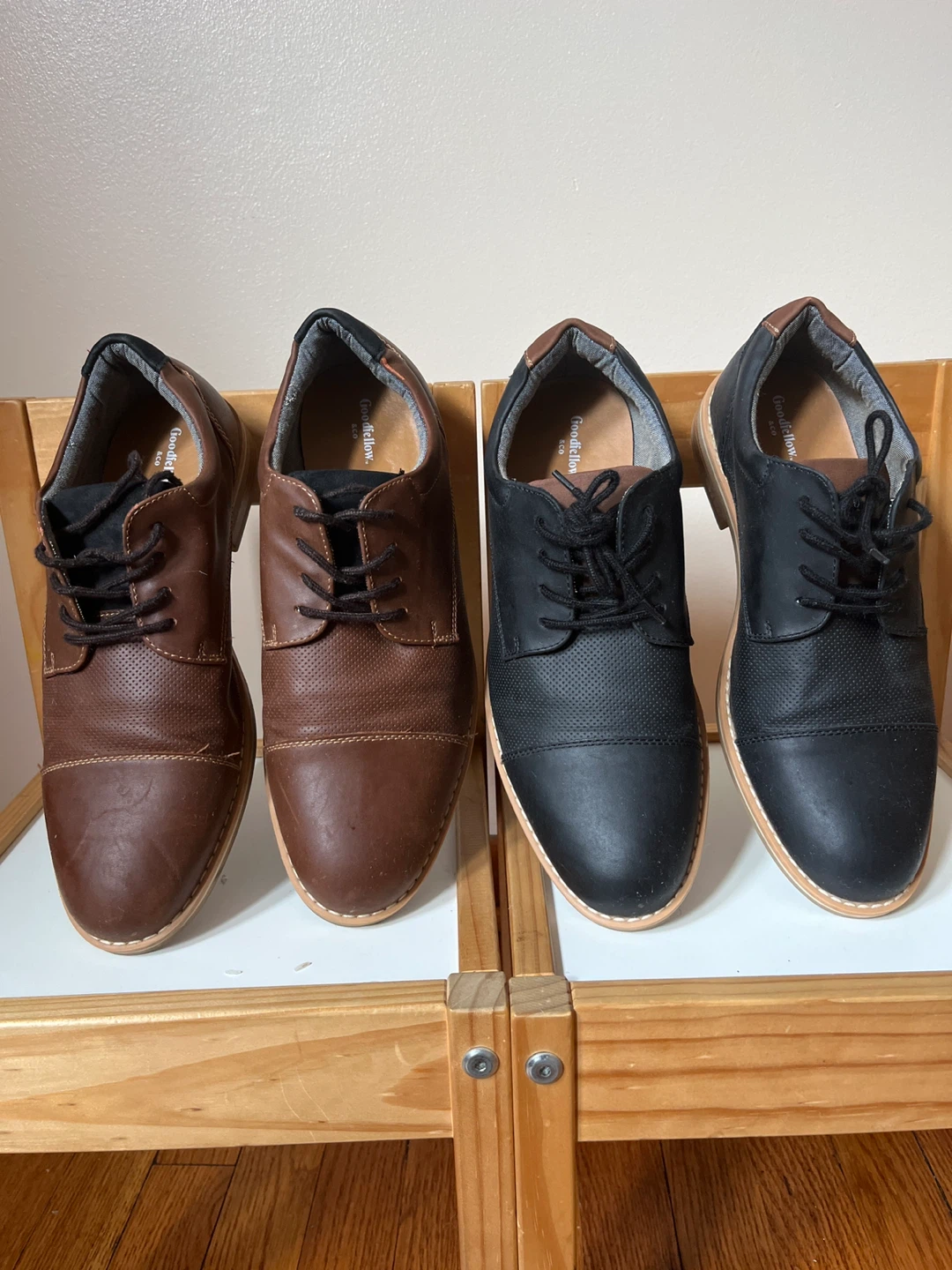 Grasmere Oxford Shoes - Brown & Black