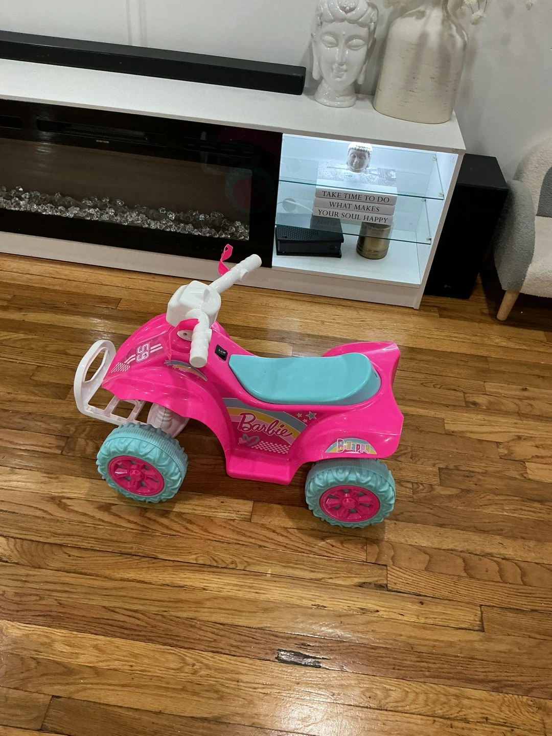 Barbie Pink Electric Ride-On ATV Quad Toy - photo 2