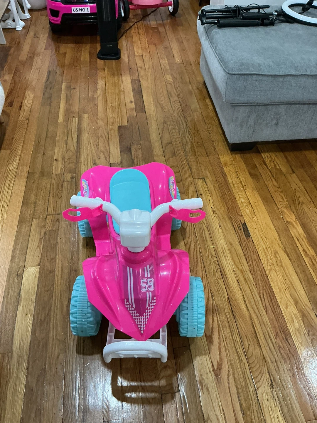 Barbie Pink Electric Ride-On ATV Quad Toy - photo 4