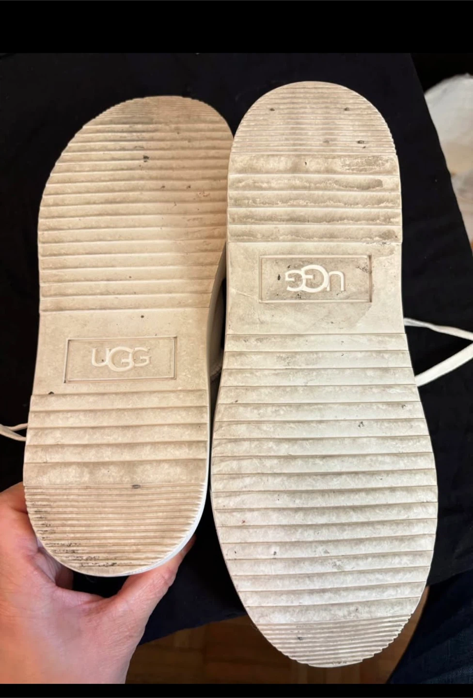 UGG Women's Alameda Lace Sneakers White Size 8 - photo 4