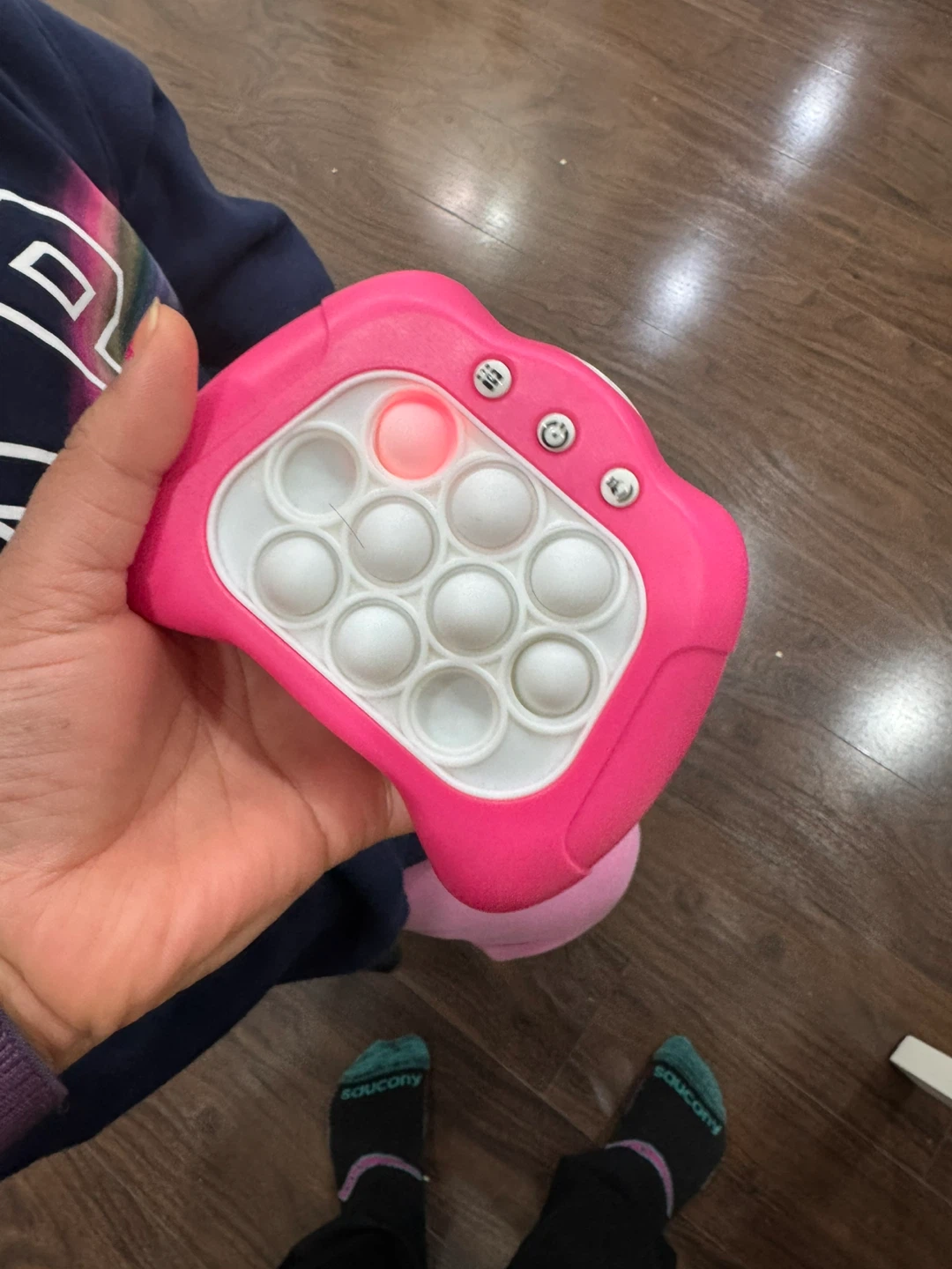 Pink Pop It Fidget Toy Controller
