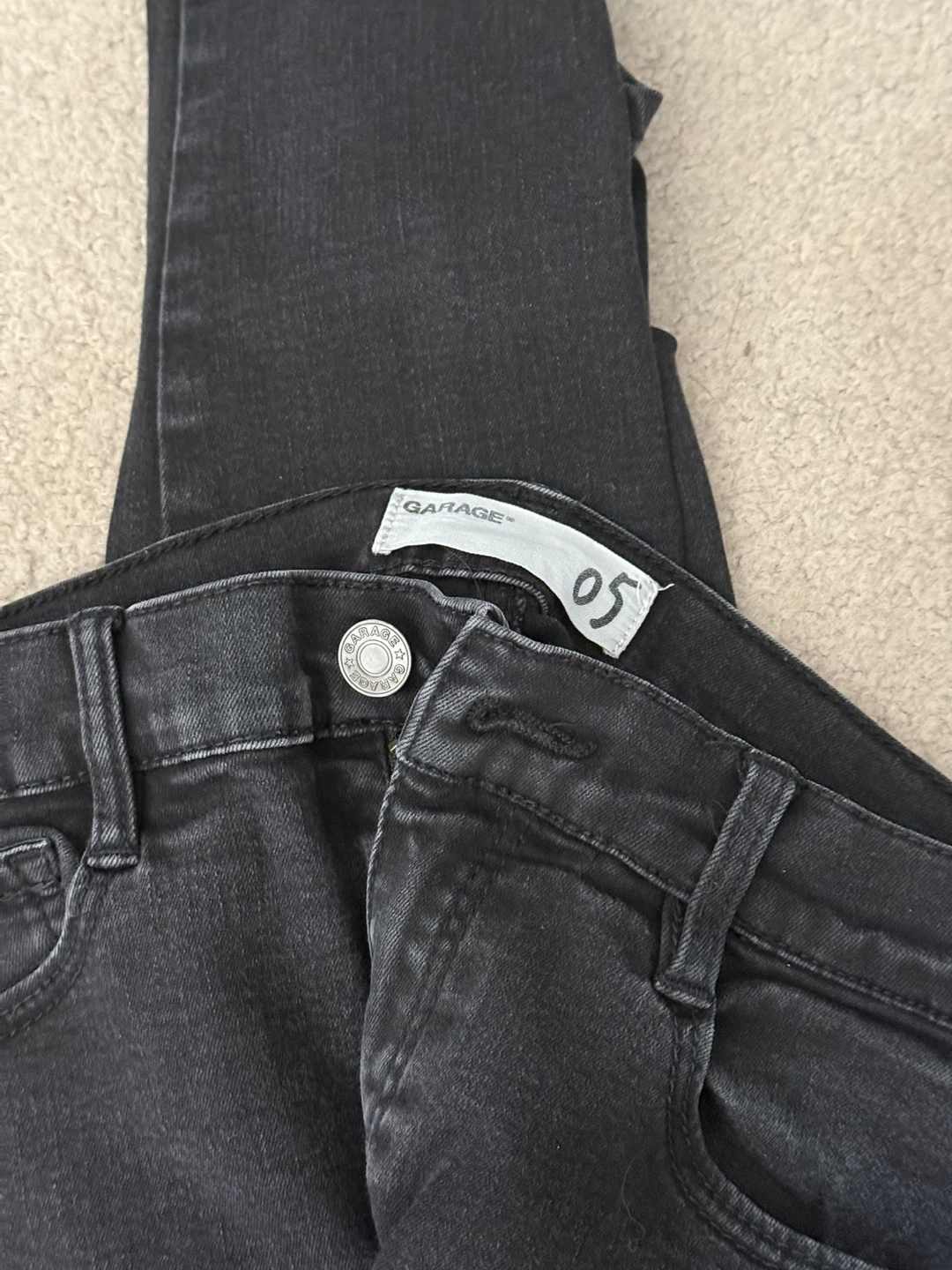 Garage Black Denim Jeans Size 5