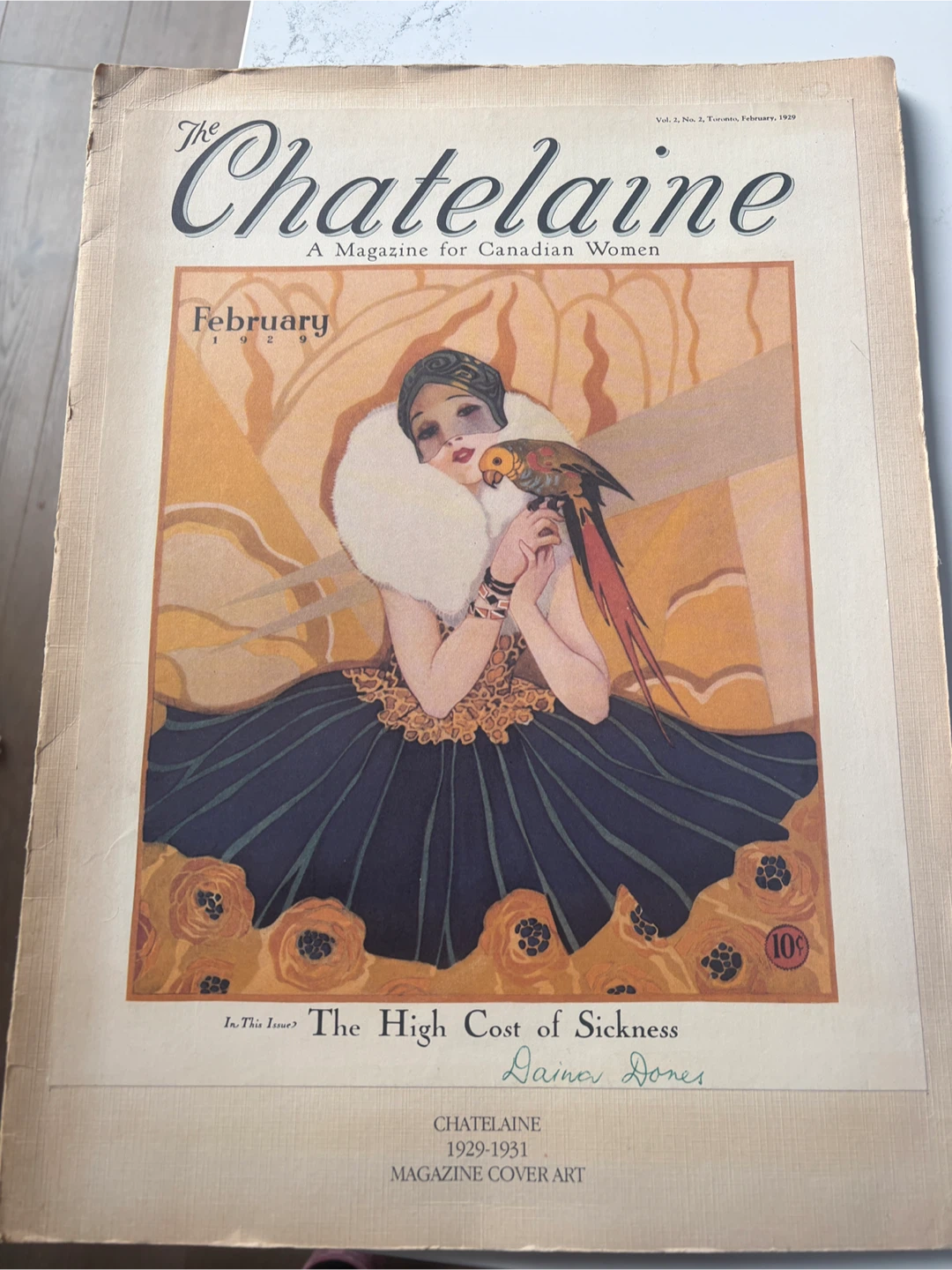 Original Chatelaine Magazine Cover Art Collection (1928-1931)