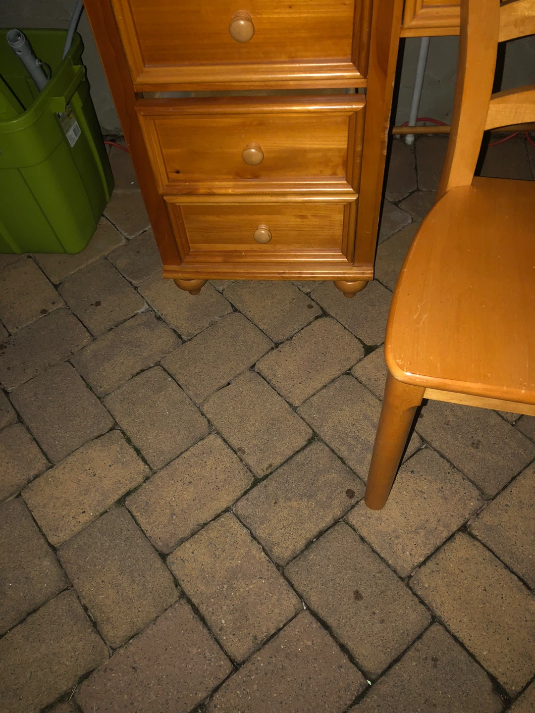 Wooden Desk and Chair Set - photo 5