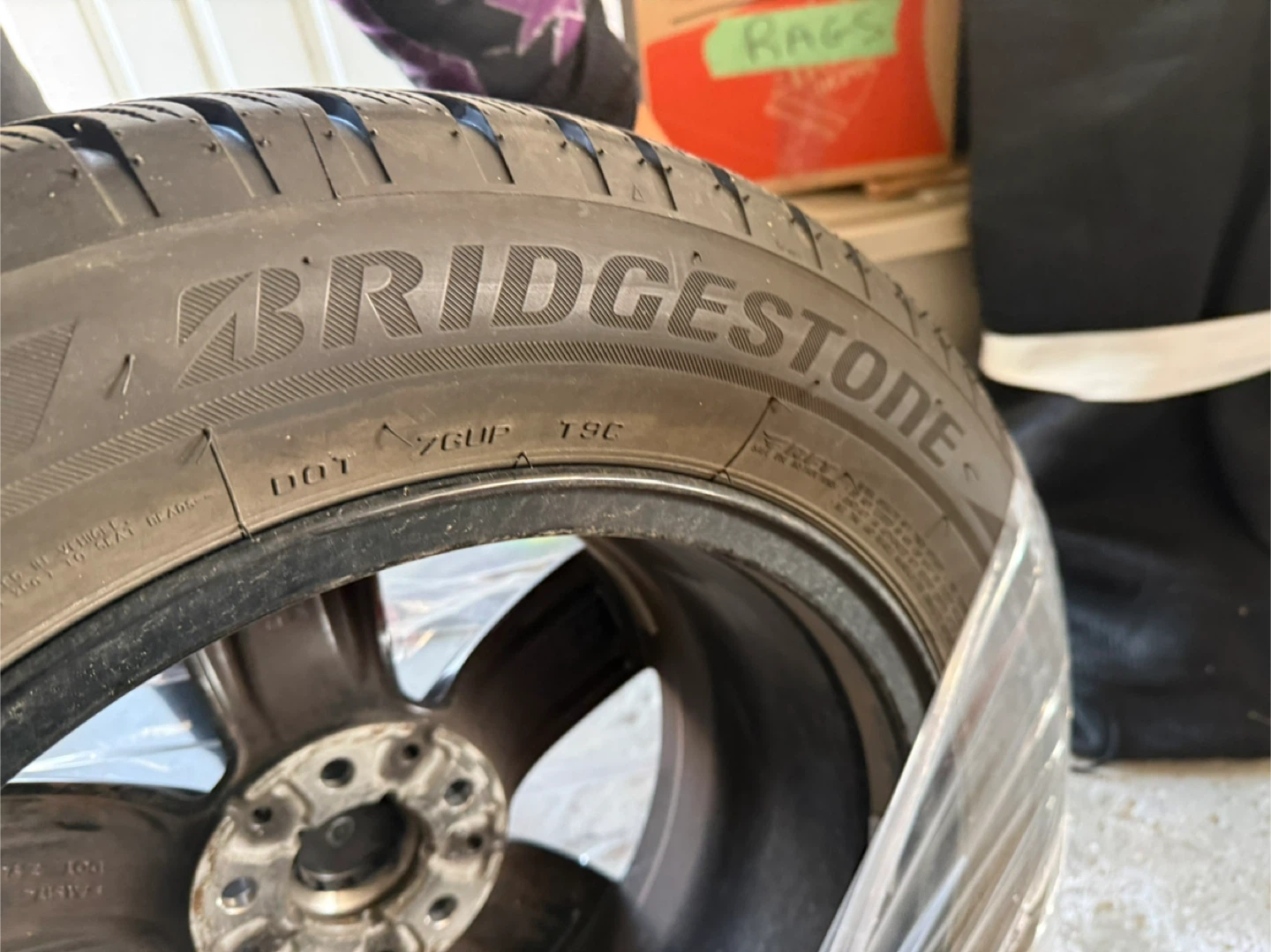 Set of 4 Bridgestone Snow Tires with Mini Rims - photo 2
