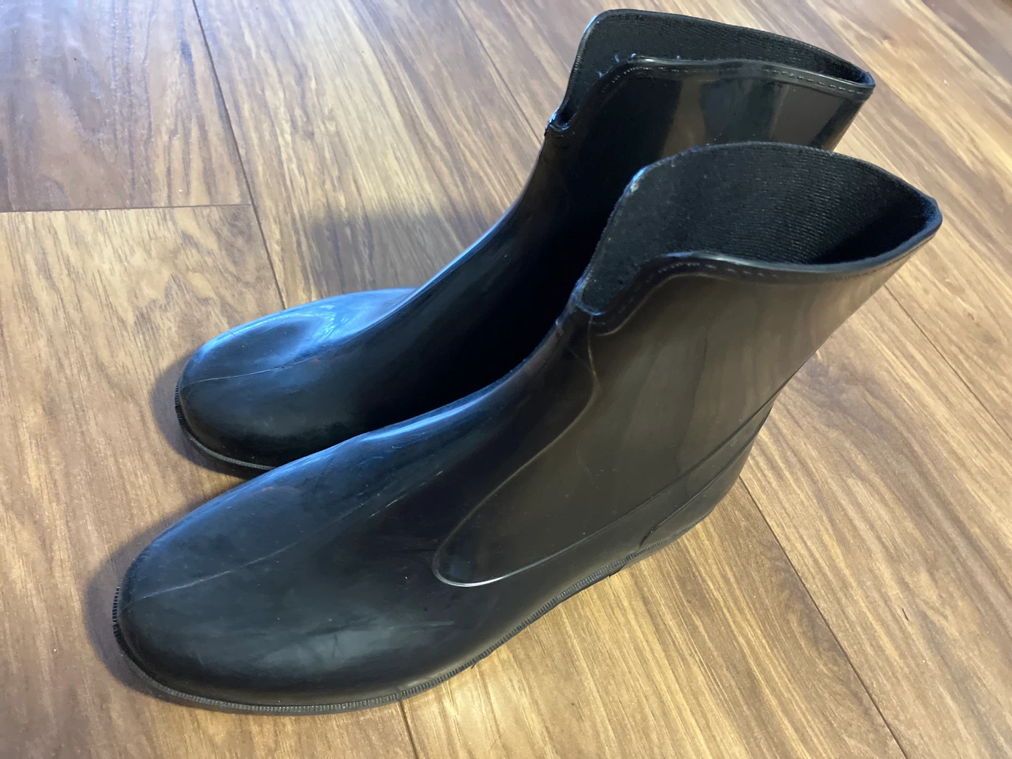 Black Ankle Rain Boots