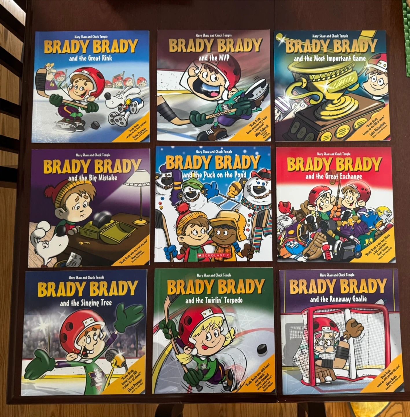 9 Brady Brady Hockey Books