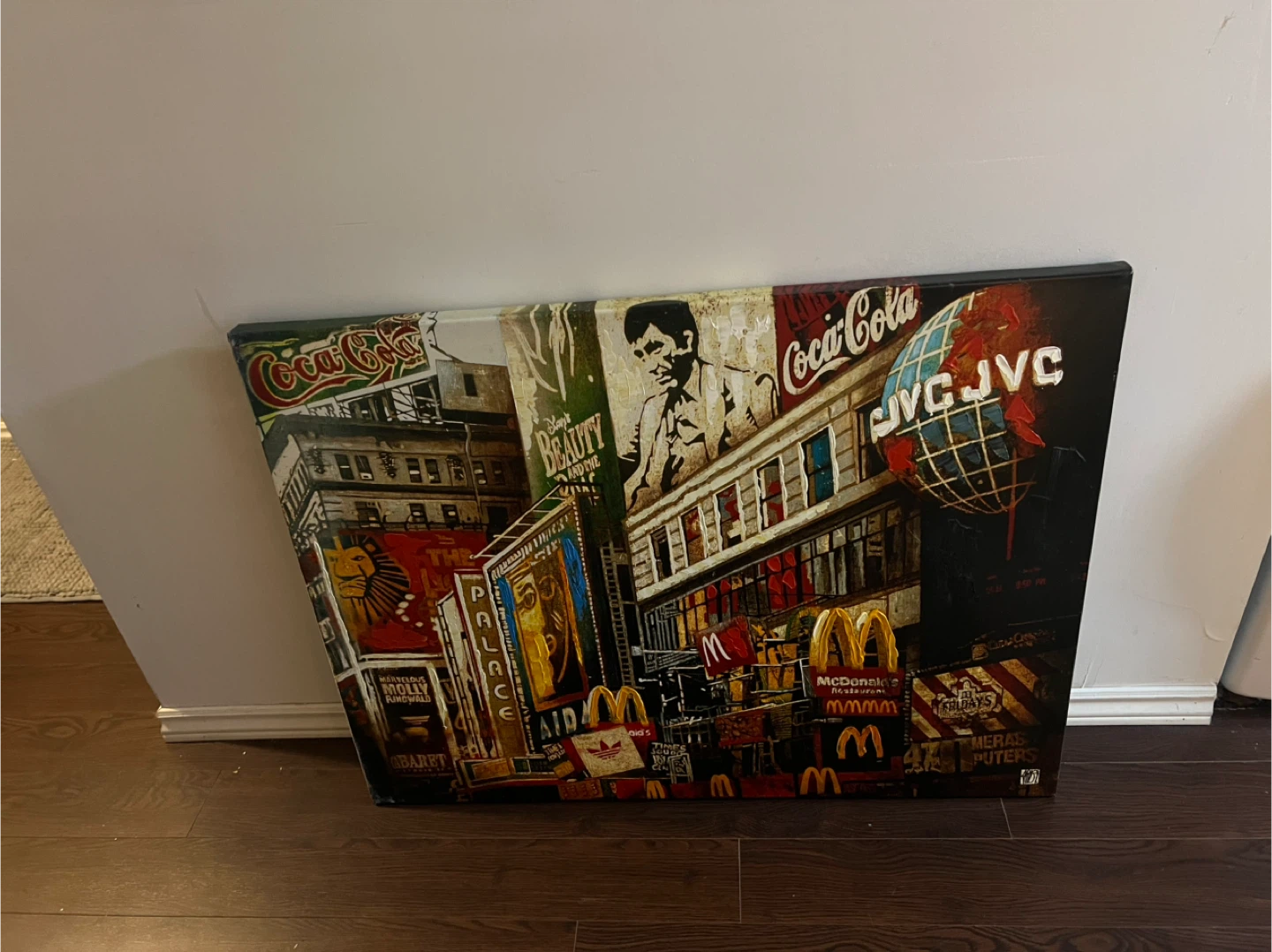 Collage Art Print - Cityscape with Logos - photo 2