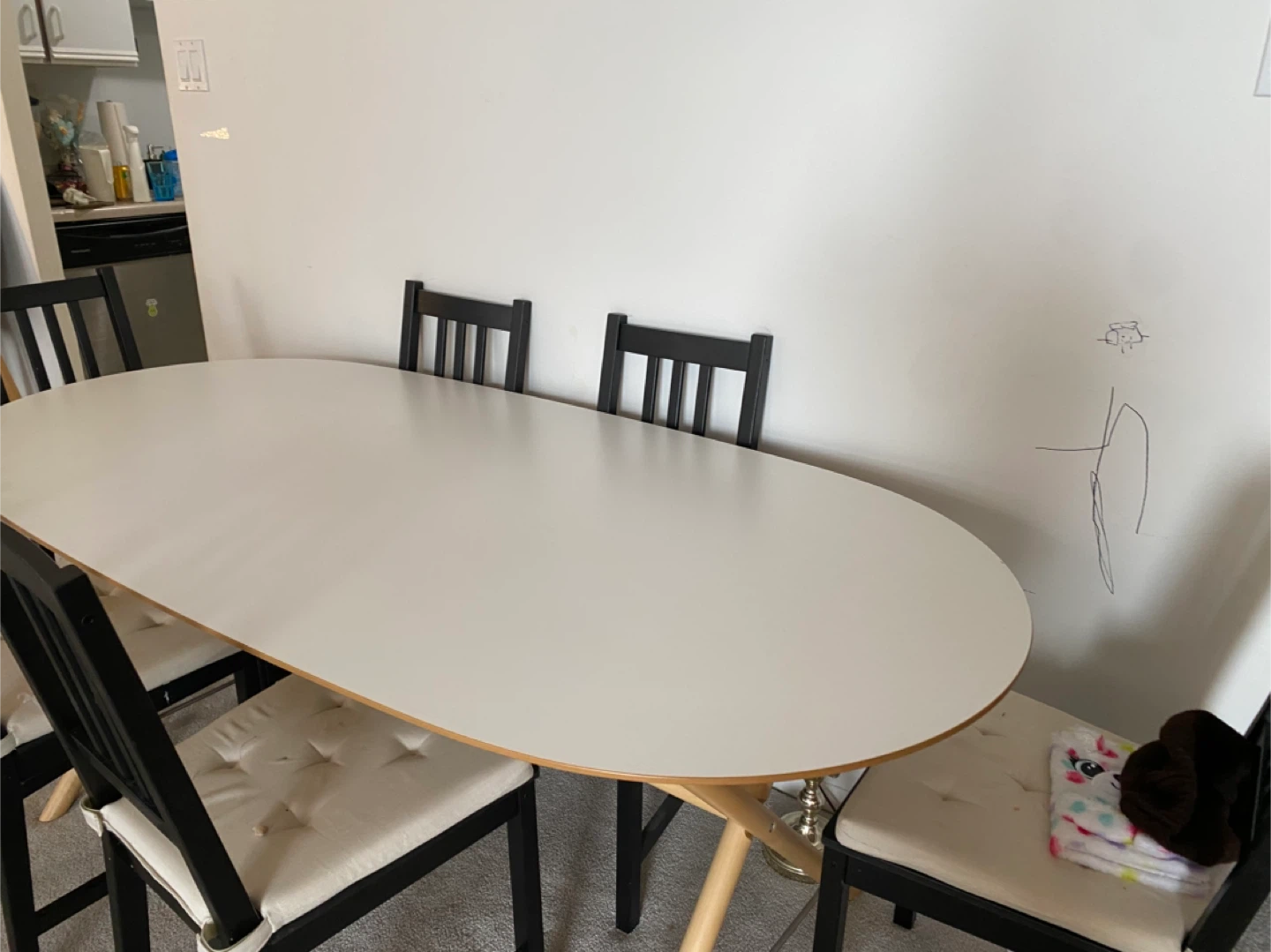 Oval Dining Table with 6 Chairs - photo 4