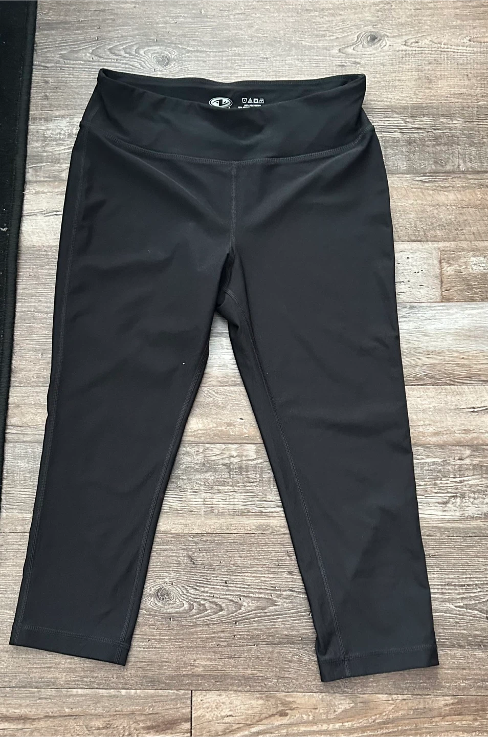 Athletic Works Fitted Crop Pants Black M/M