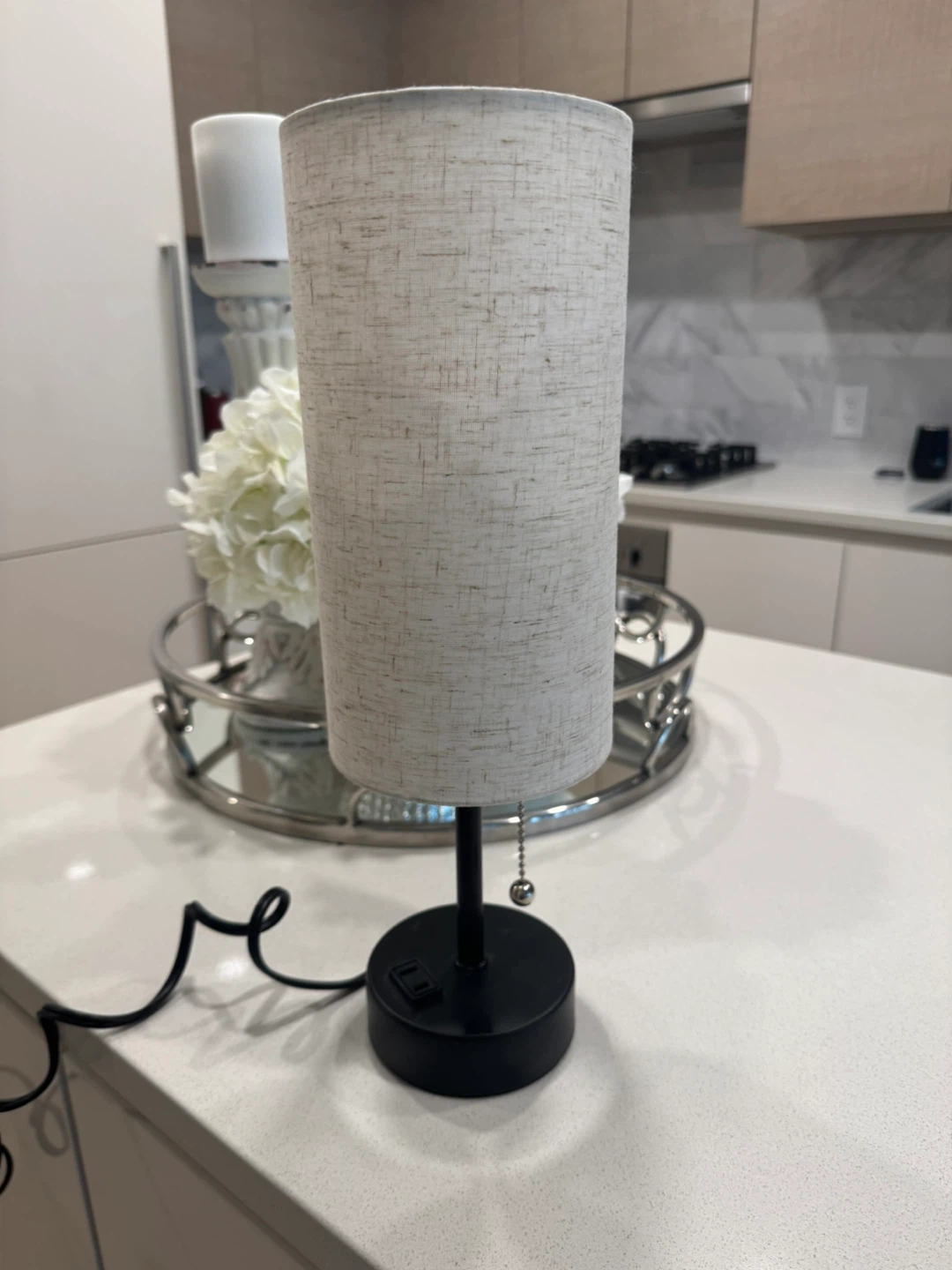 Table Lamp with Fabric Shade- Clap on clap off. - photo 2