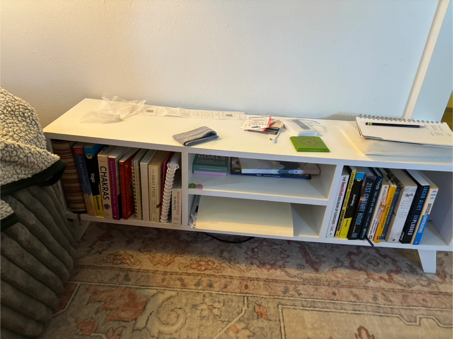 White Media Console
