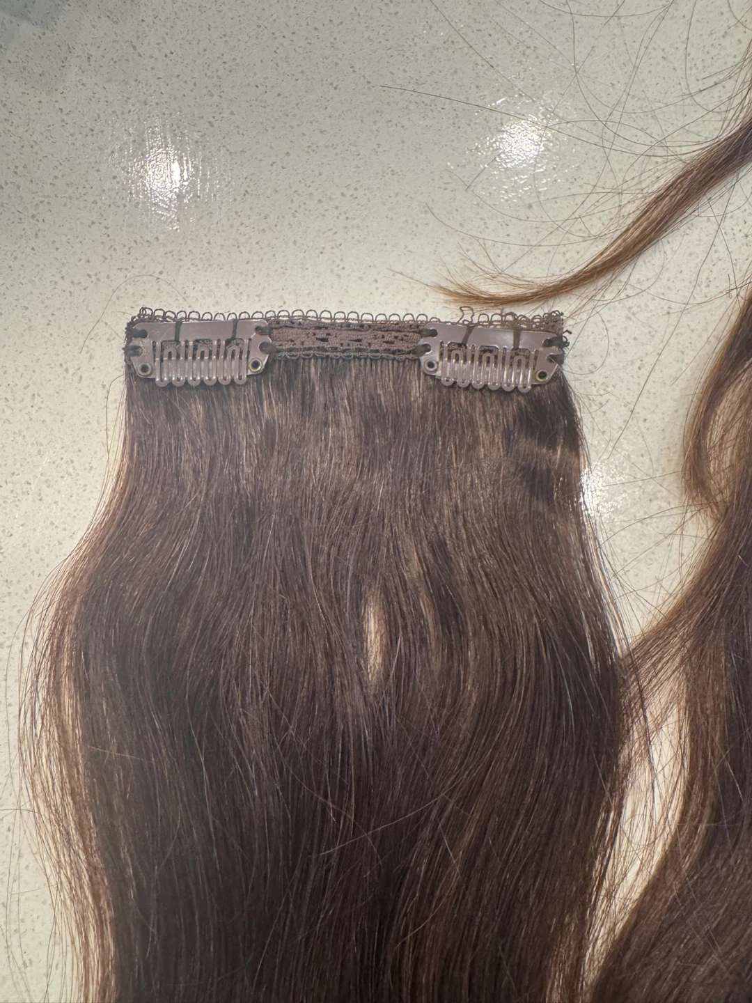 Brown Clip-In Human Hair Extensions