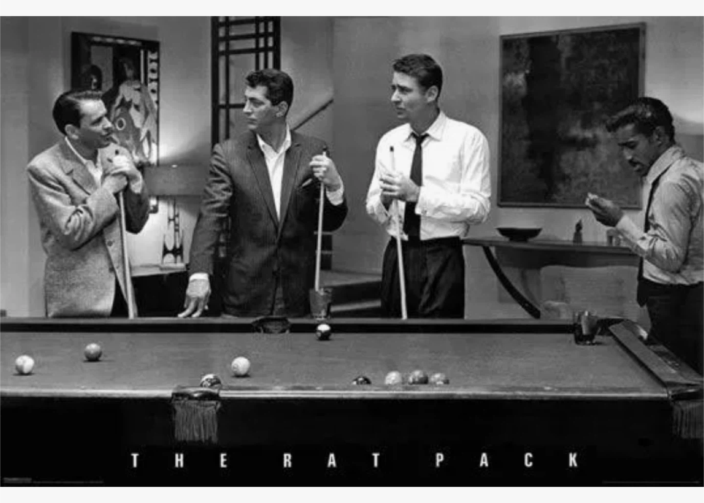 The Rat Pack Framed Poster