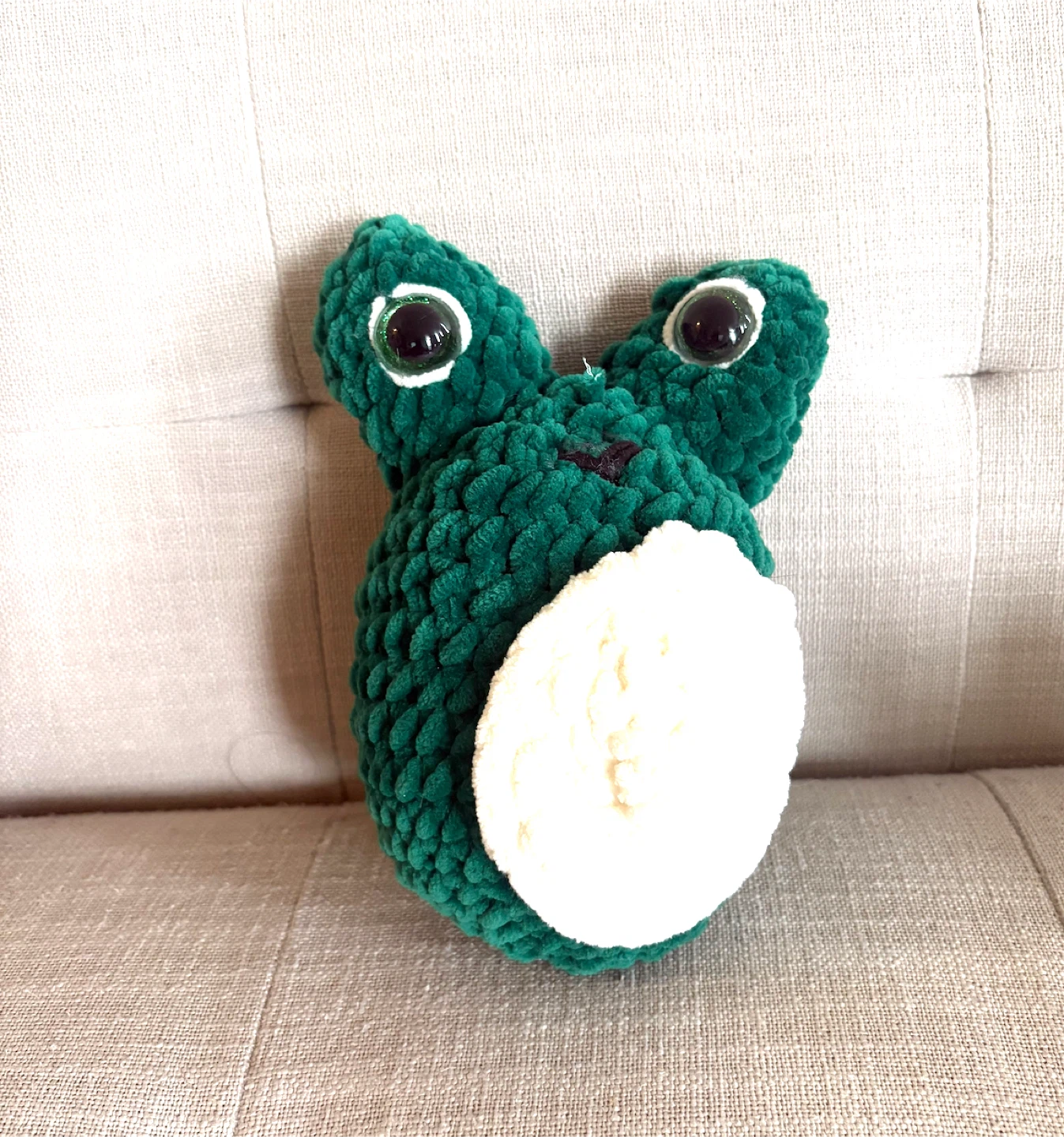 Crochet Frog Plush Toy