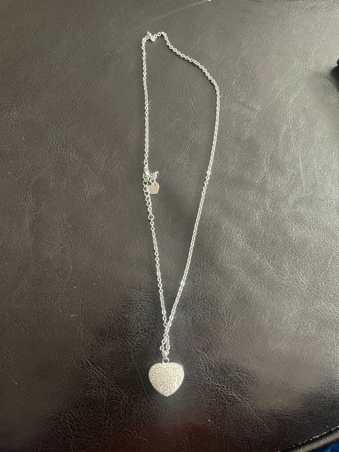 Silver Heart Pendant Necklace
