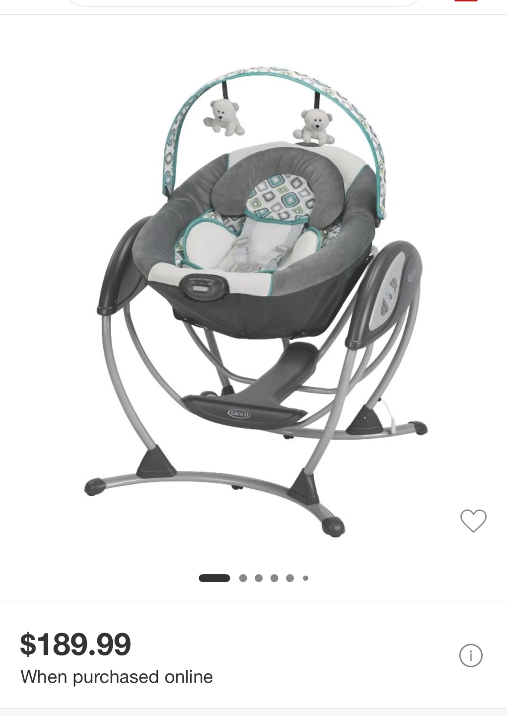 Graco Baby Swing - photo 4