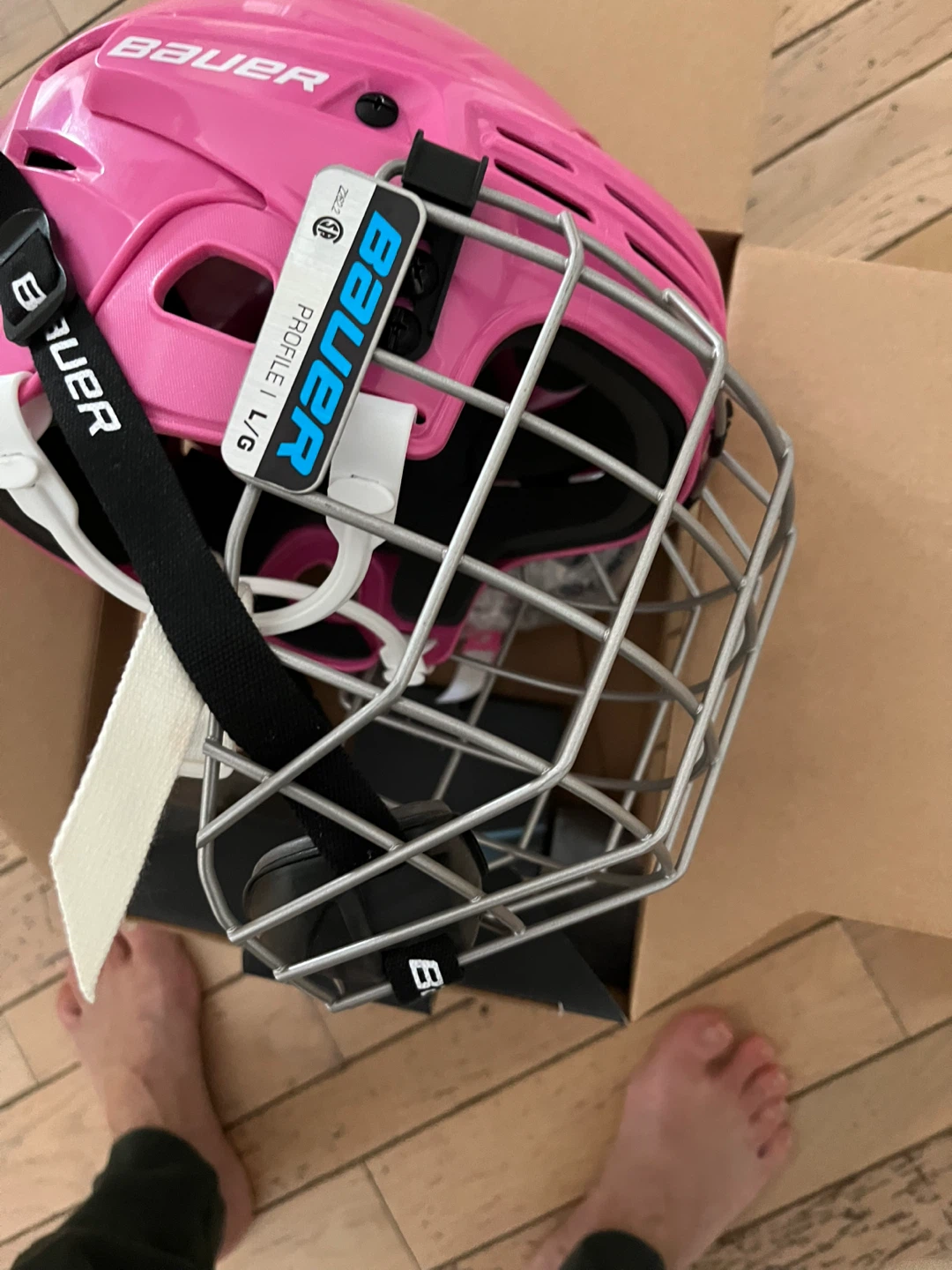 Bauer 2100 Hockey Helmet Combo - Pink - M - photo 3