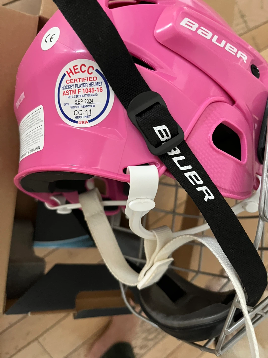 Bauer 2100 Hockey Helmet Combo - Pink - M - photo 2