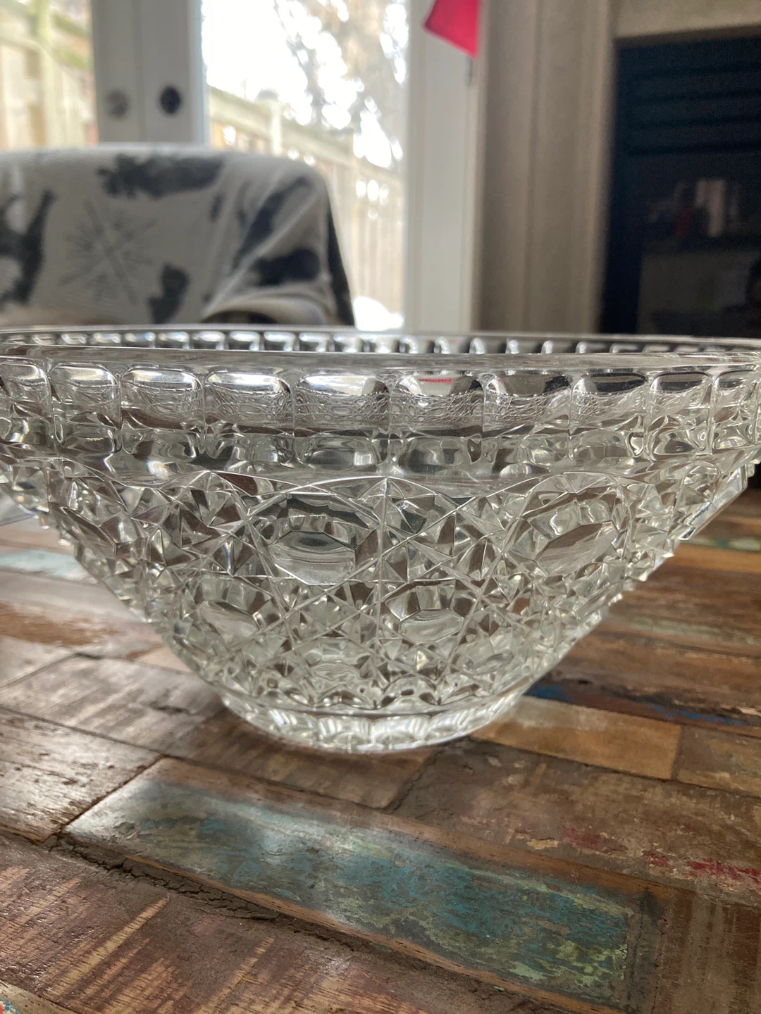 Vintage crystal bowl