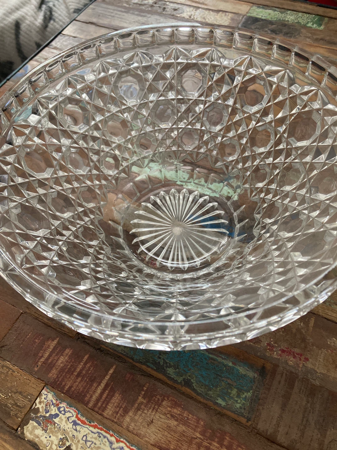 Vintage crystal bowl - photo 2