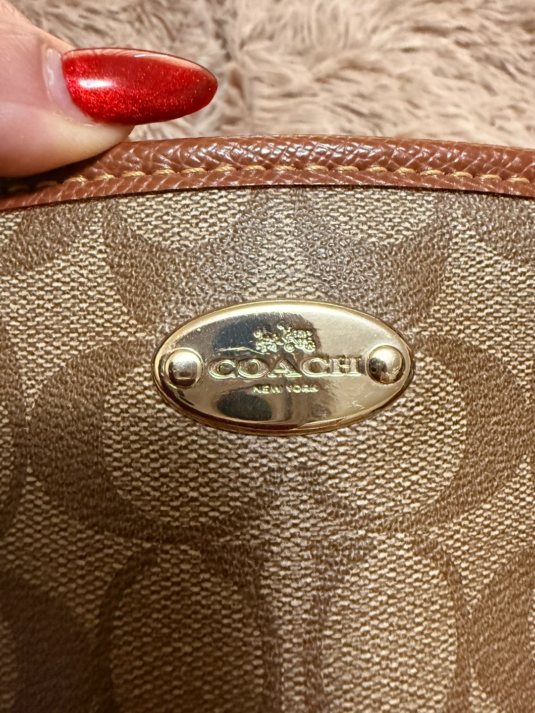 Coach Monogram Canvas Satchel Bag - photo 2