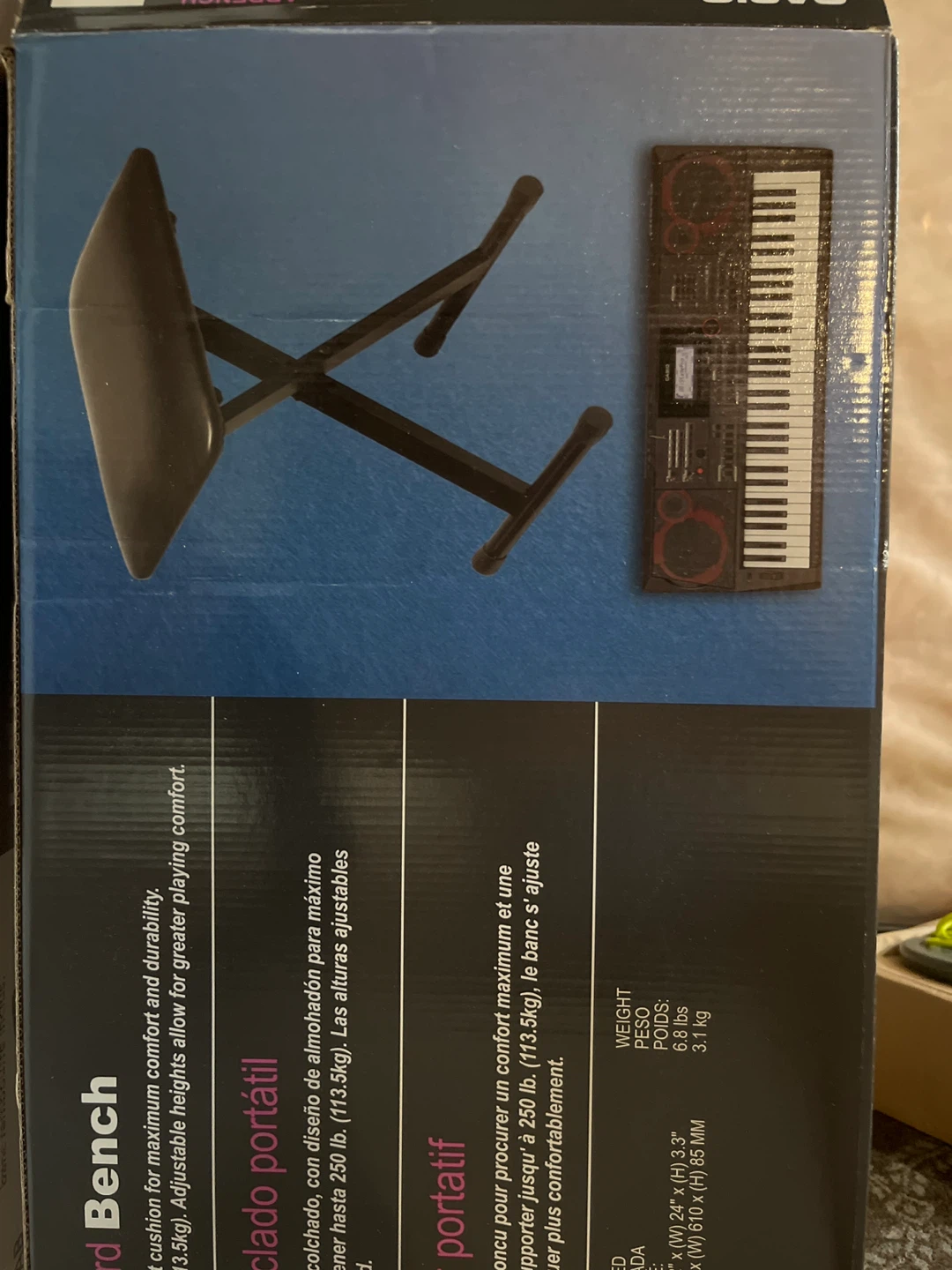 Casio Casiotone CT-S195 Portable Keyboard with Stand and Bench - photo 3