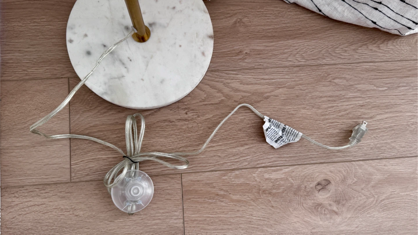 Green Dome Floor Lamp with Marble Base - photo 3