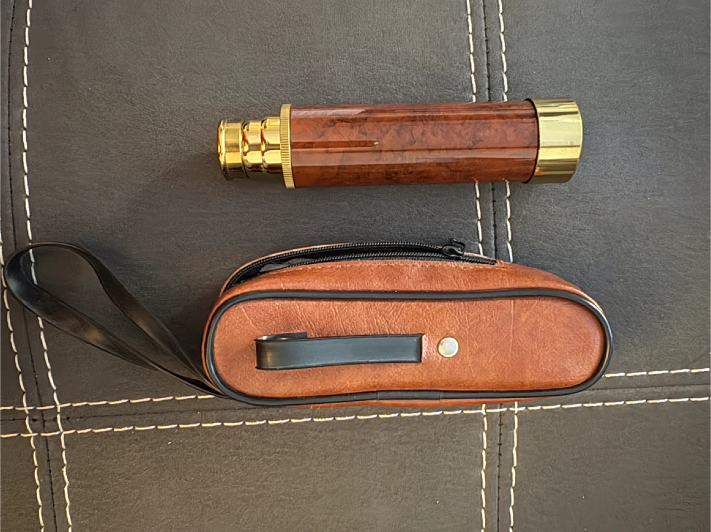Telescope with Faux Leather Case - photo 2