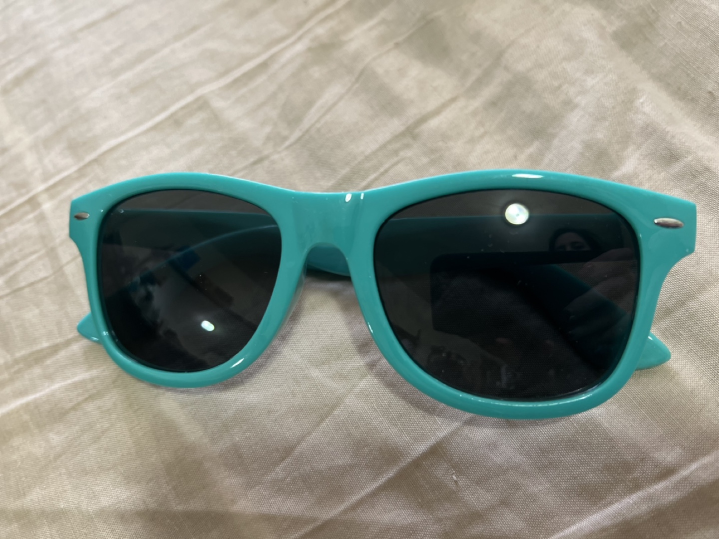 Brand New-Turquoise Wayfarer Style Sunglasses