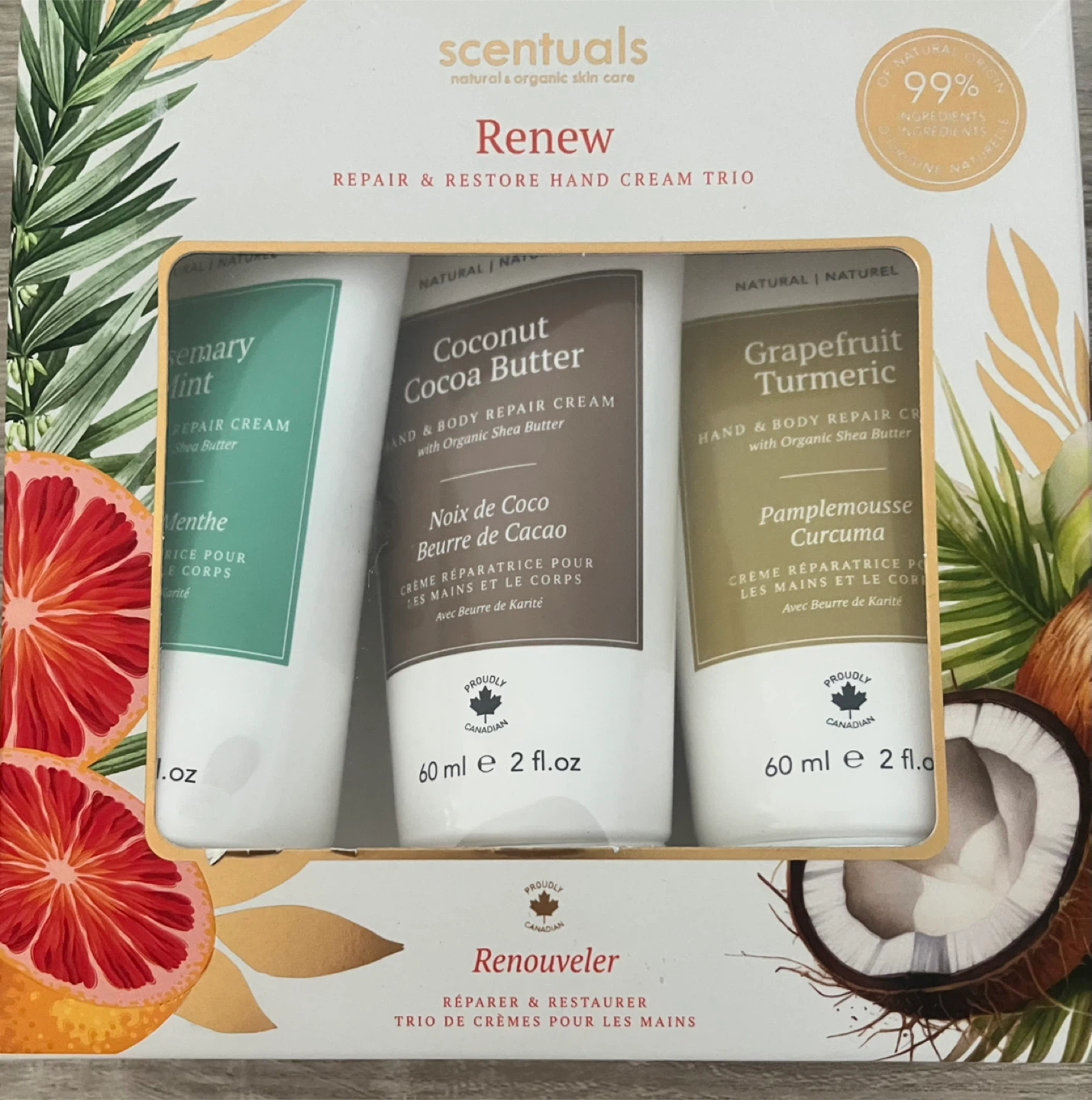 Scentuals Renew Hand Cream Trio