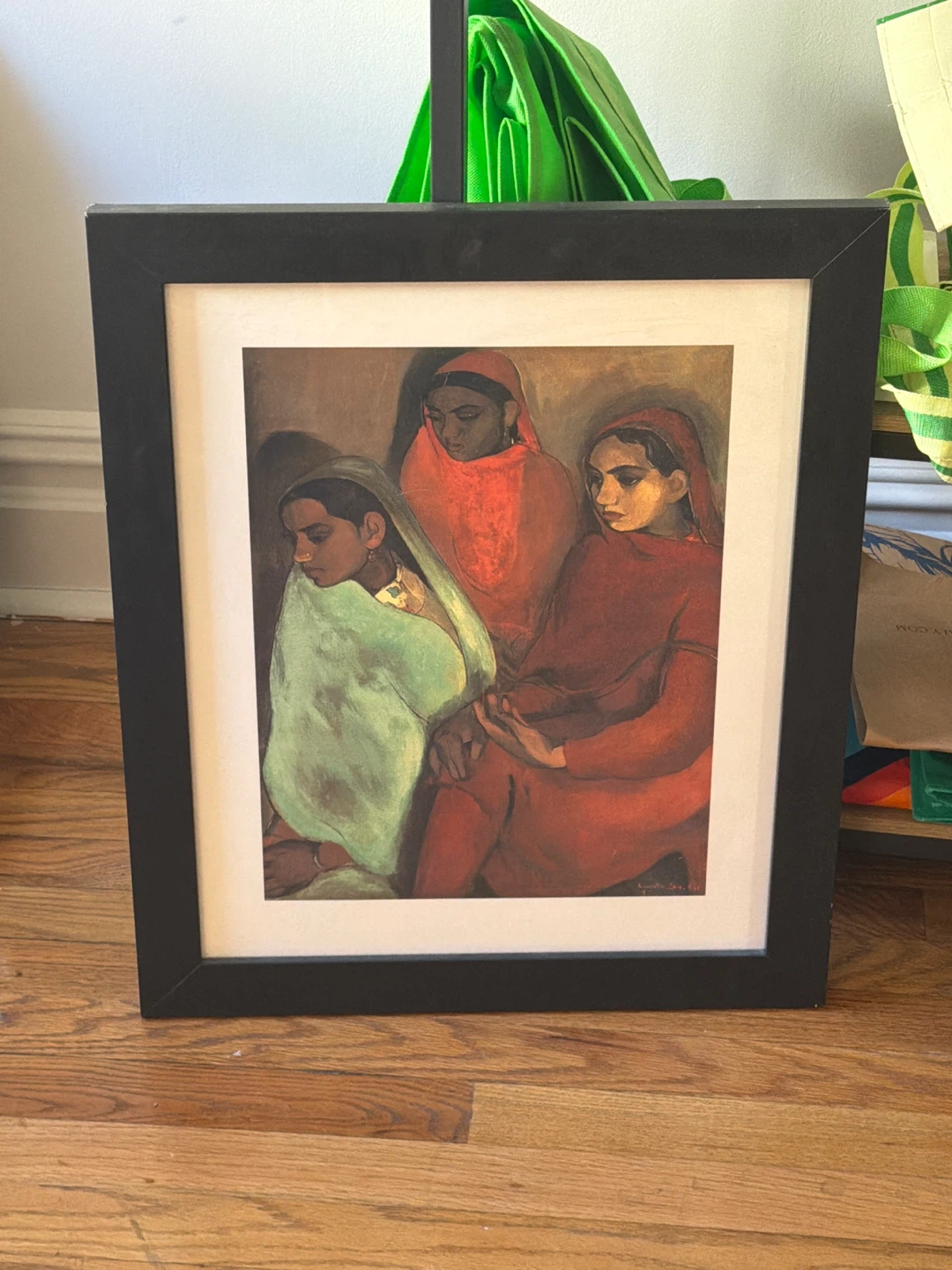 Framed Print: Three Sisters by Amrita Sher-Gil