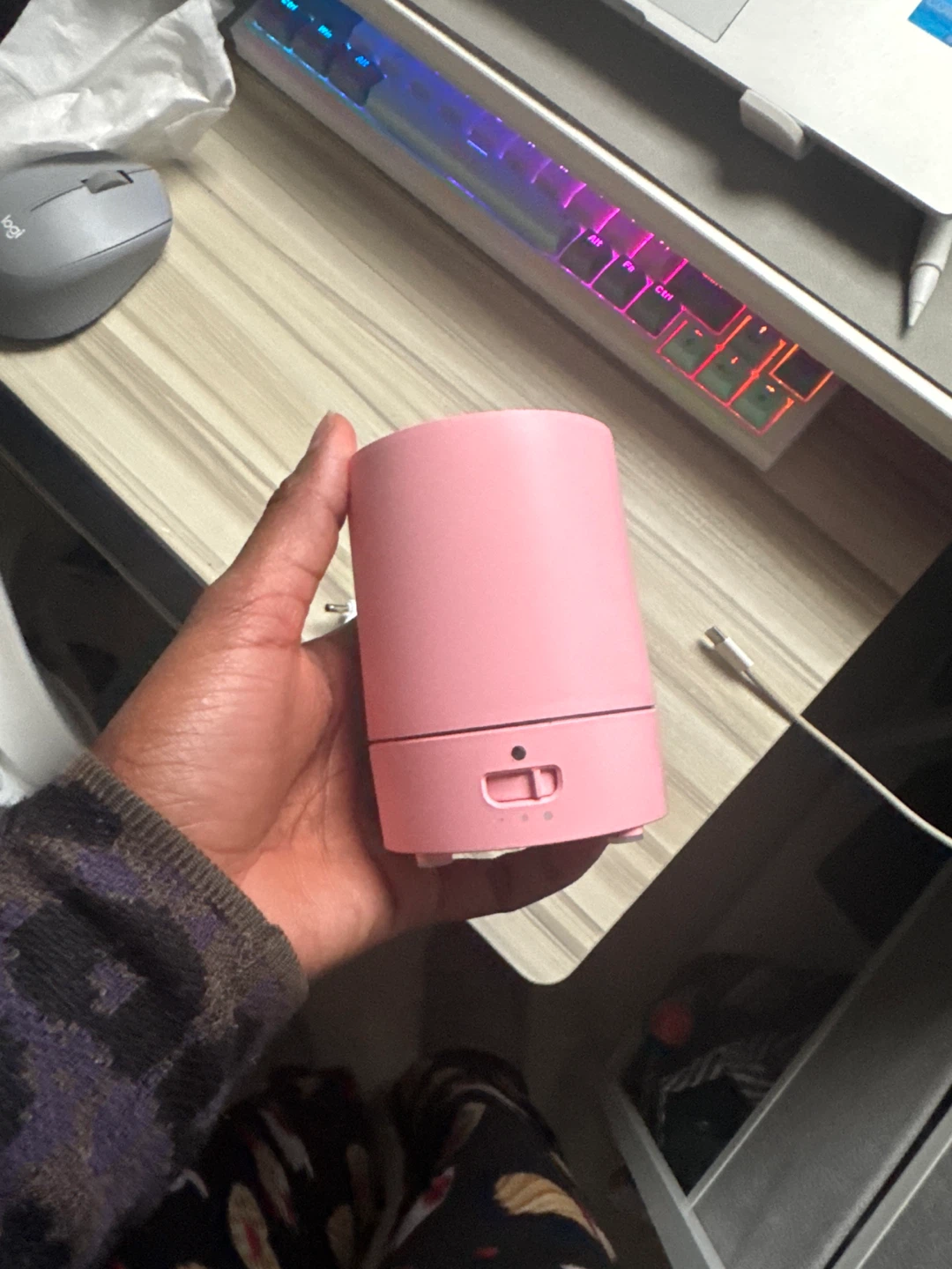 Serene House Fan Diffuser - Pink