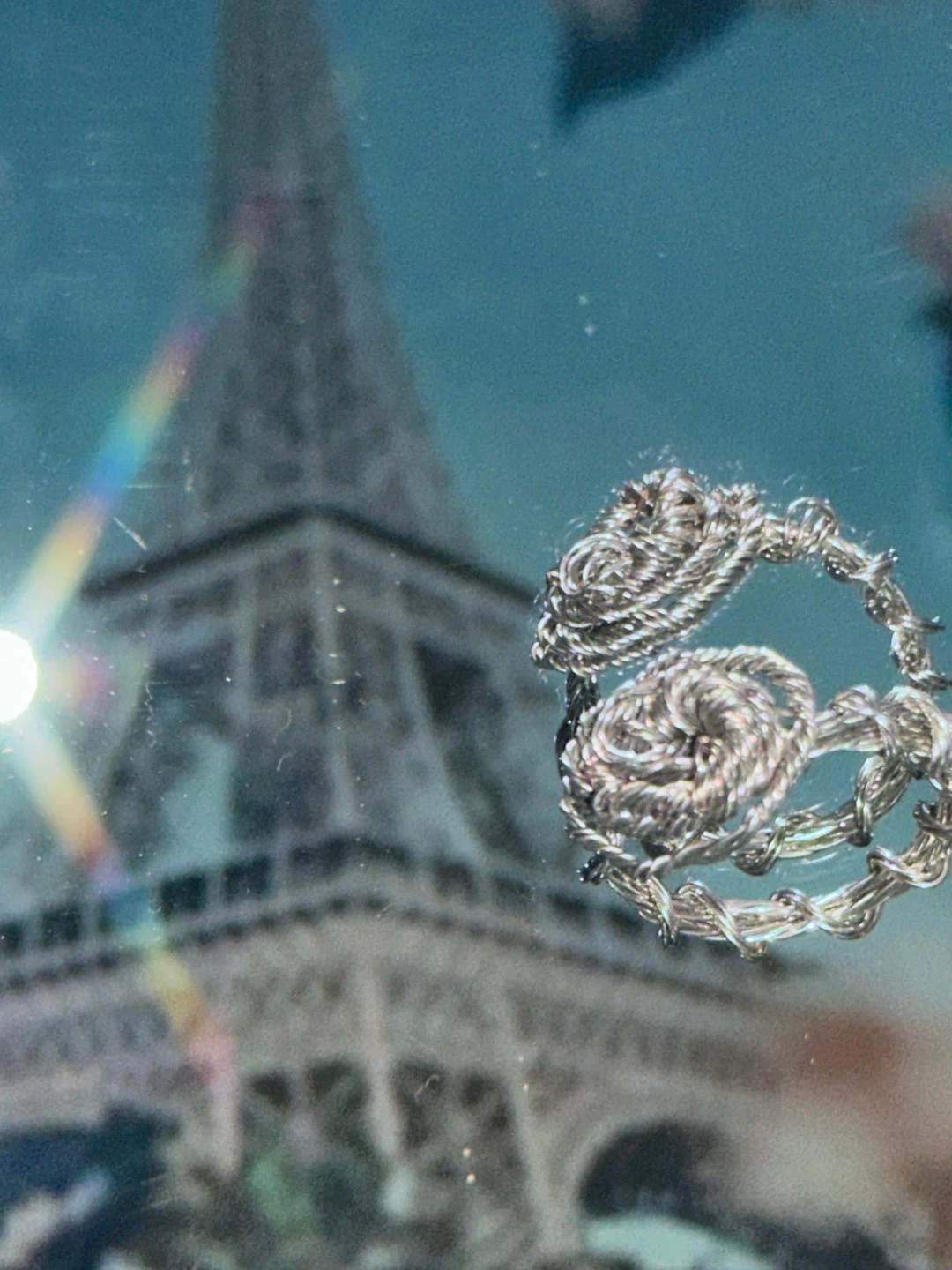 Wire Wrapped Rose Ring