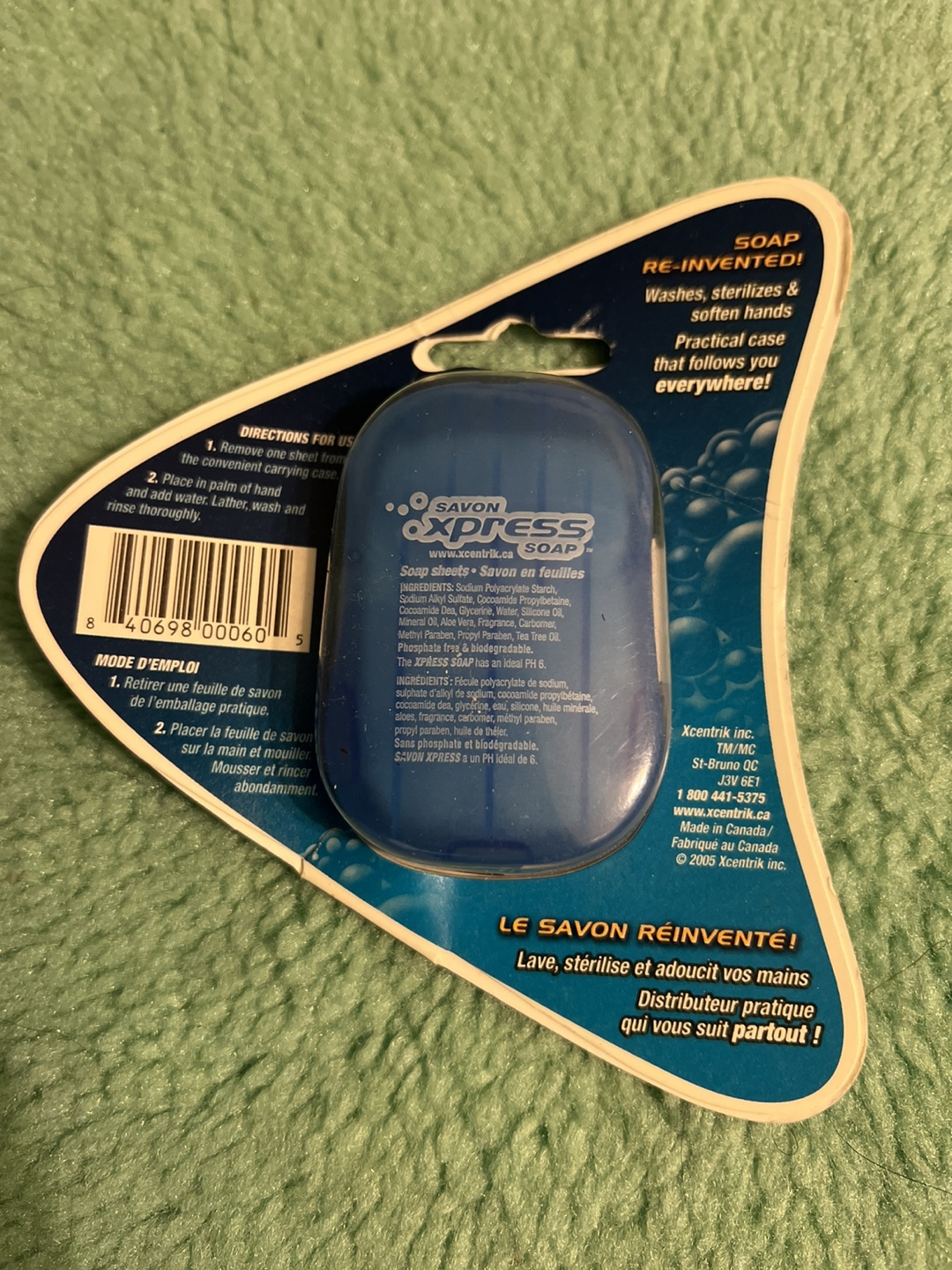 New-Savon Express Soap Sheets with Case