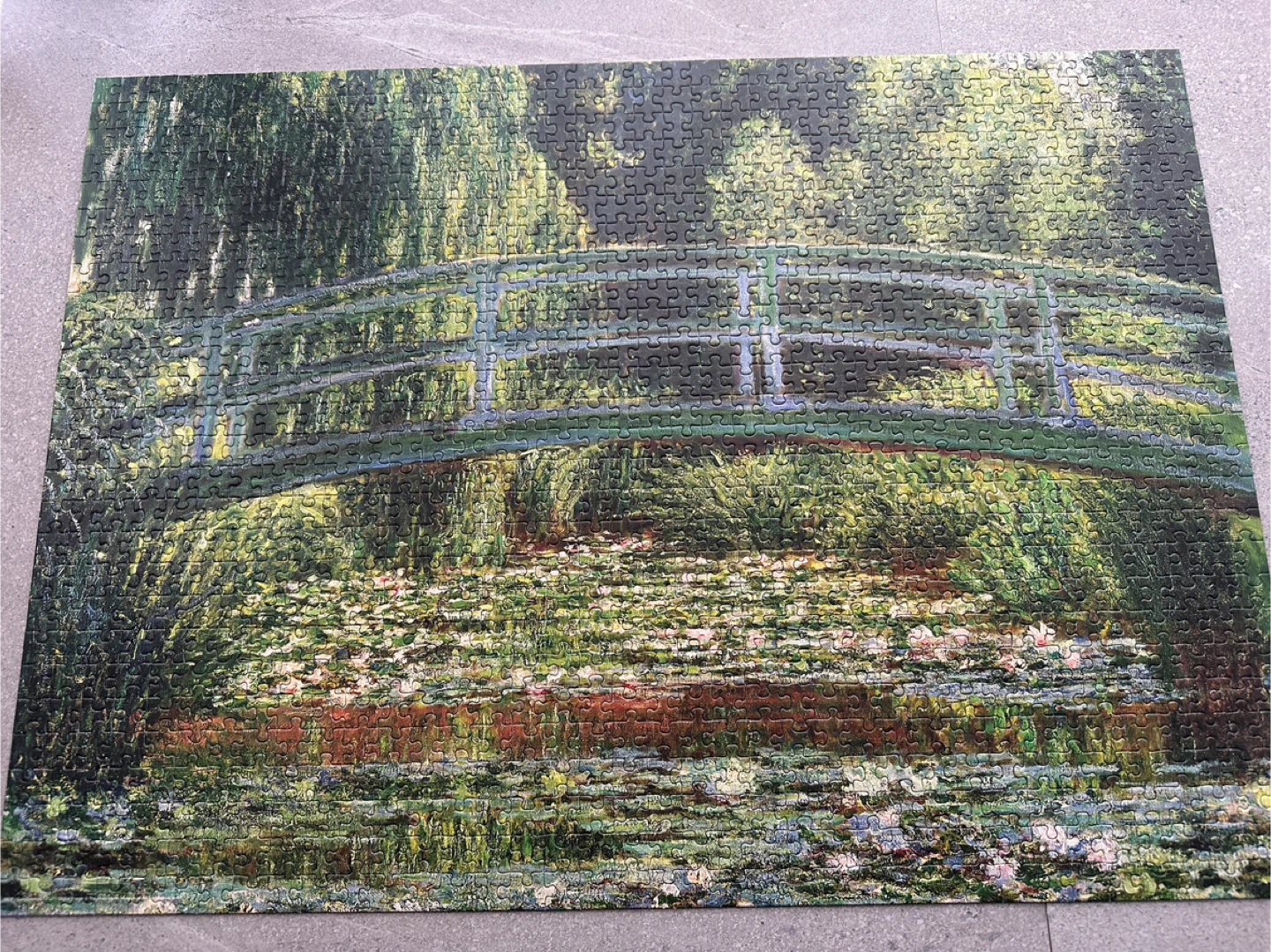 Eurographics Claude Monet The Japanese Footbridge Jigsaw Puzzle - photo 2