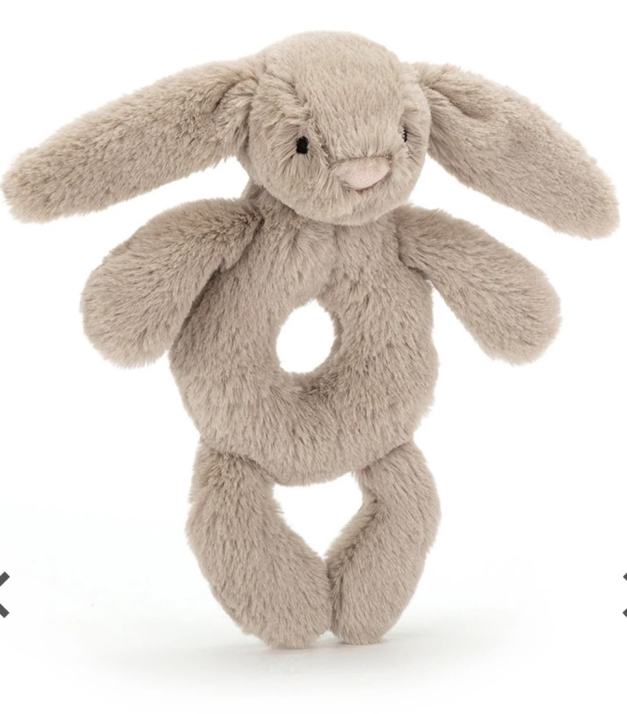 Jellycat Bashful Bunny ring rattle