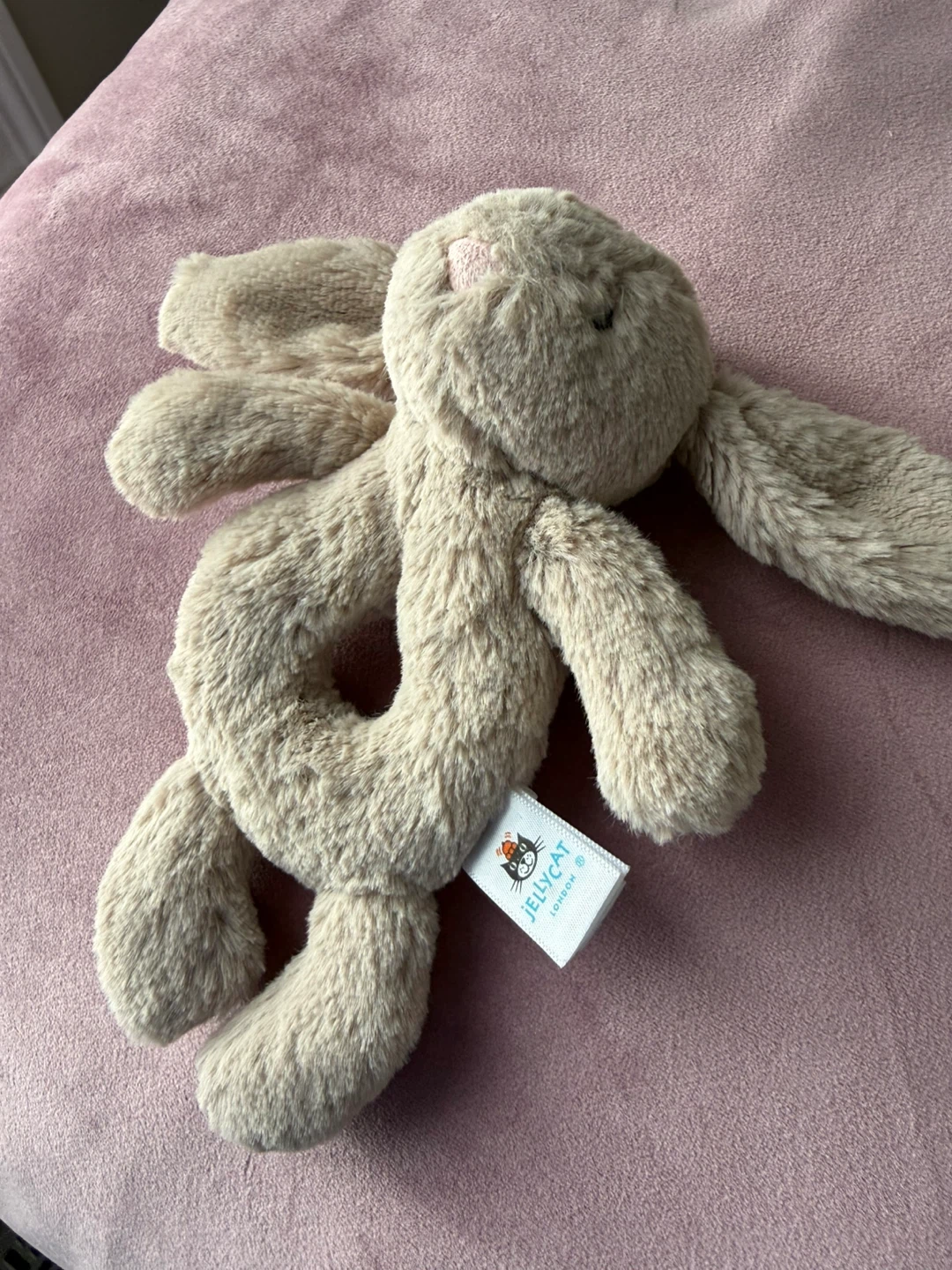 Jellycat Bashful Bunny ring rattle - photo 4