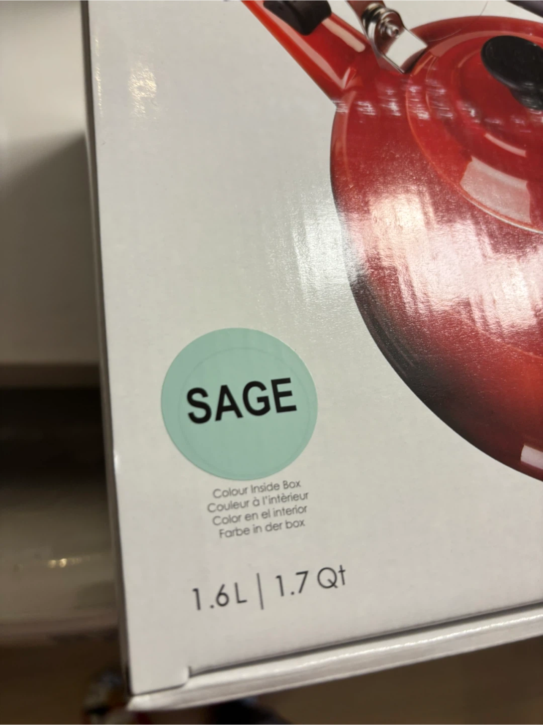 Le Creuset Sage Whistling Kettle 1.6L - photo 4
