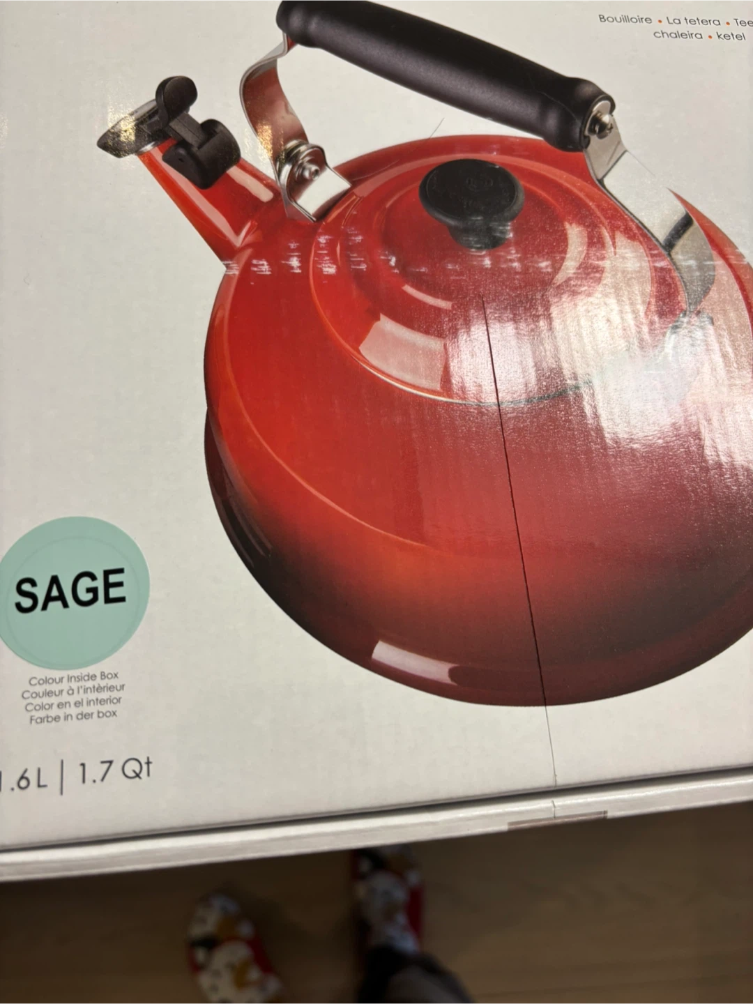 Le Creuset Sage Whistling Kettle 1.6L - photo 3