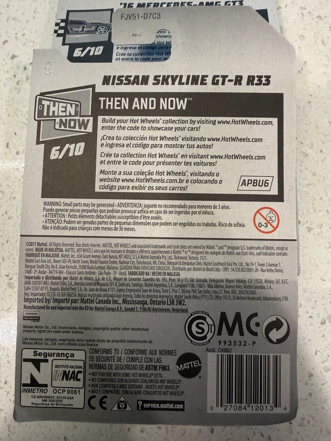 Hot Wheels Nissan Skyline GT-R R33 - photo 3