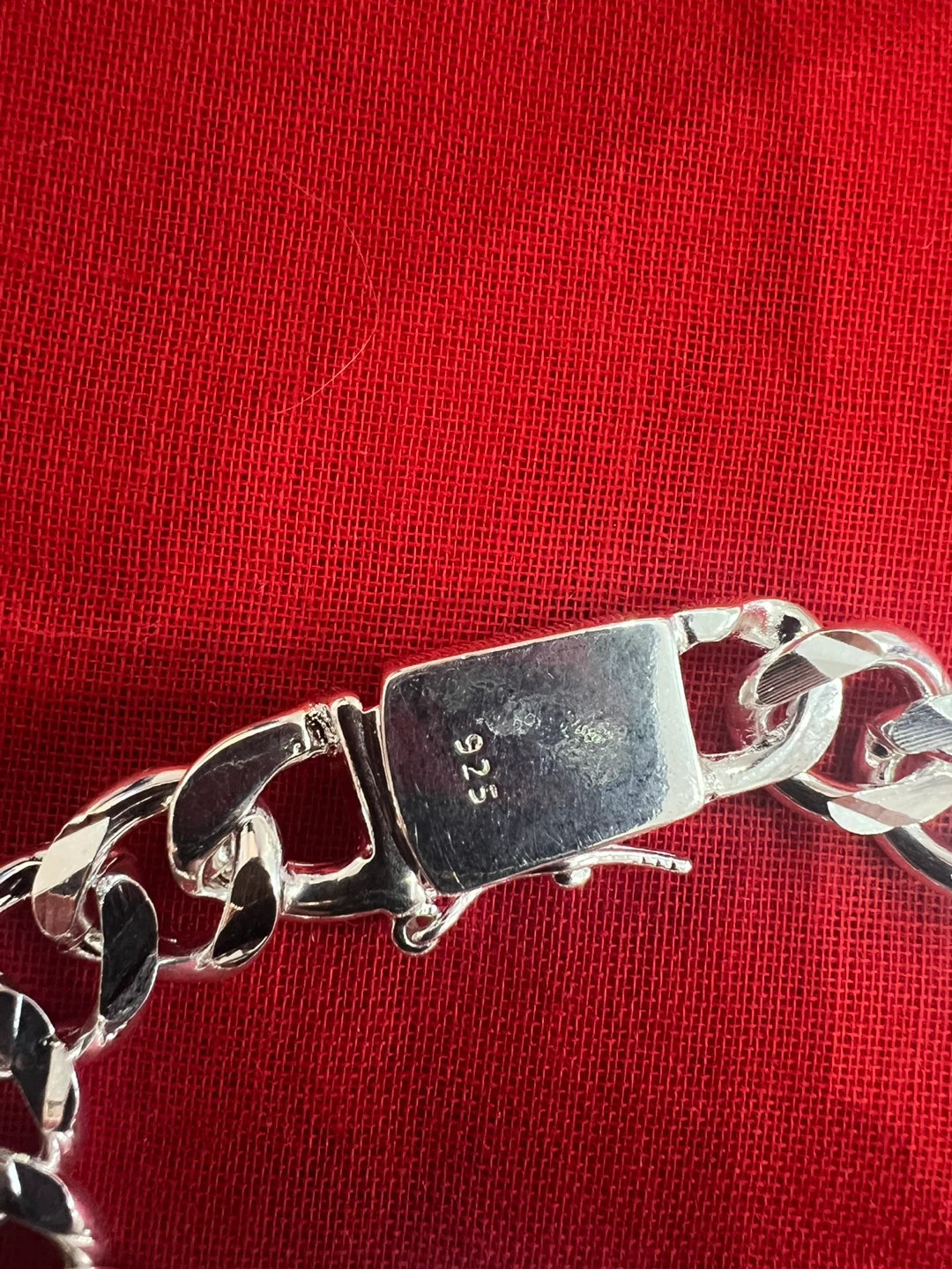 Sterling Silver 925 Cuban Link Chain Bracelet - photo 3