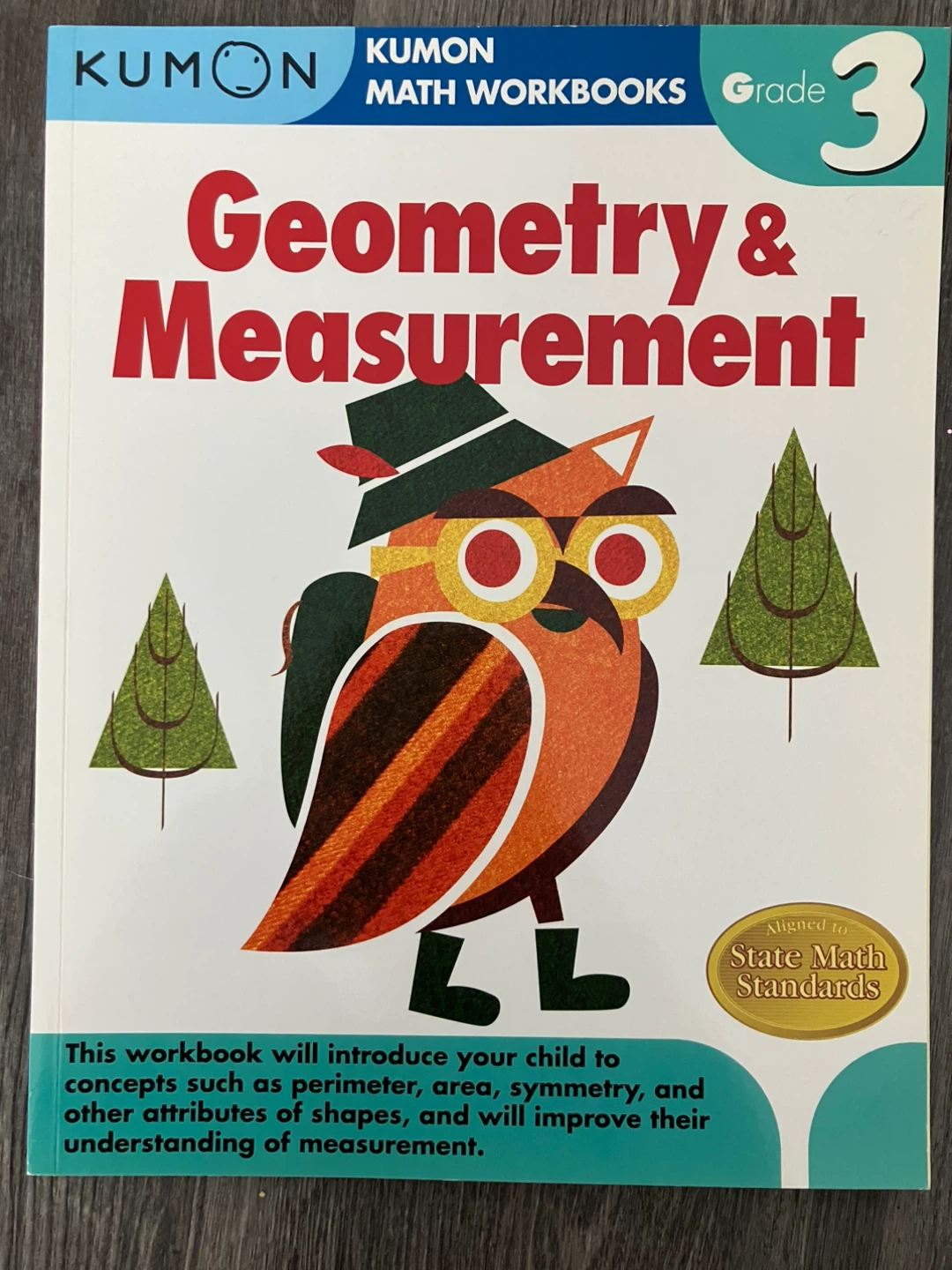 Kumon Grade 3 Geometry & Measurement Math Workbook